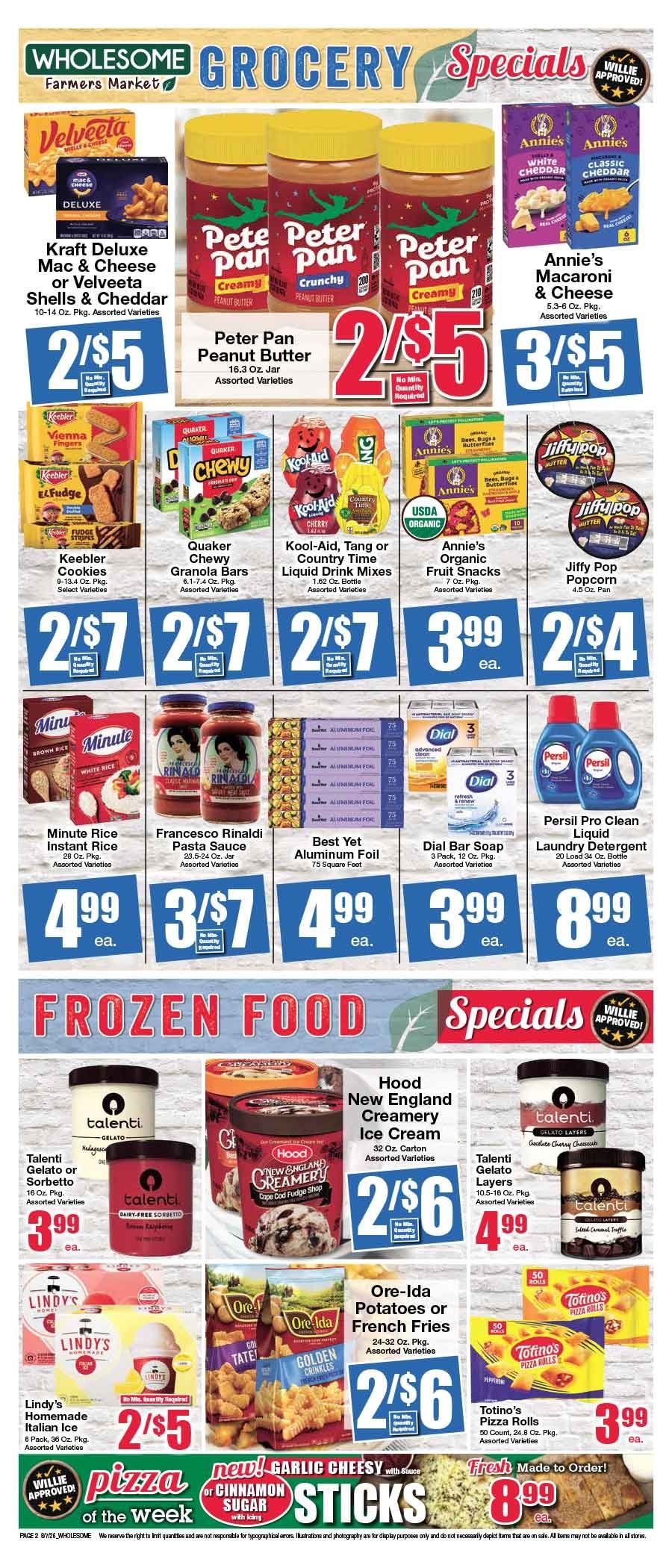 Wholesome Farmers Market Weekly Ad August 7 - 13, 2026