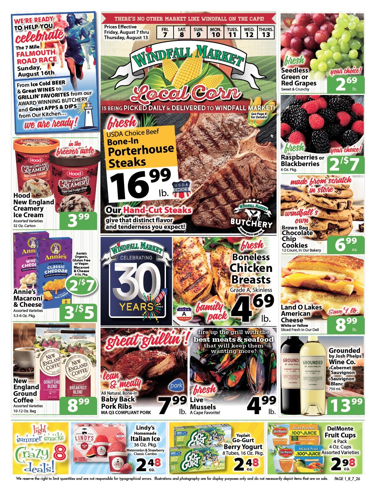 Windfall Market Weekly Ad August 7 - 13, 2026