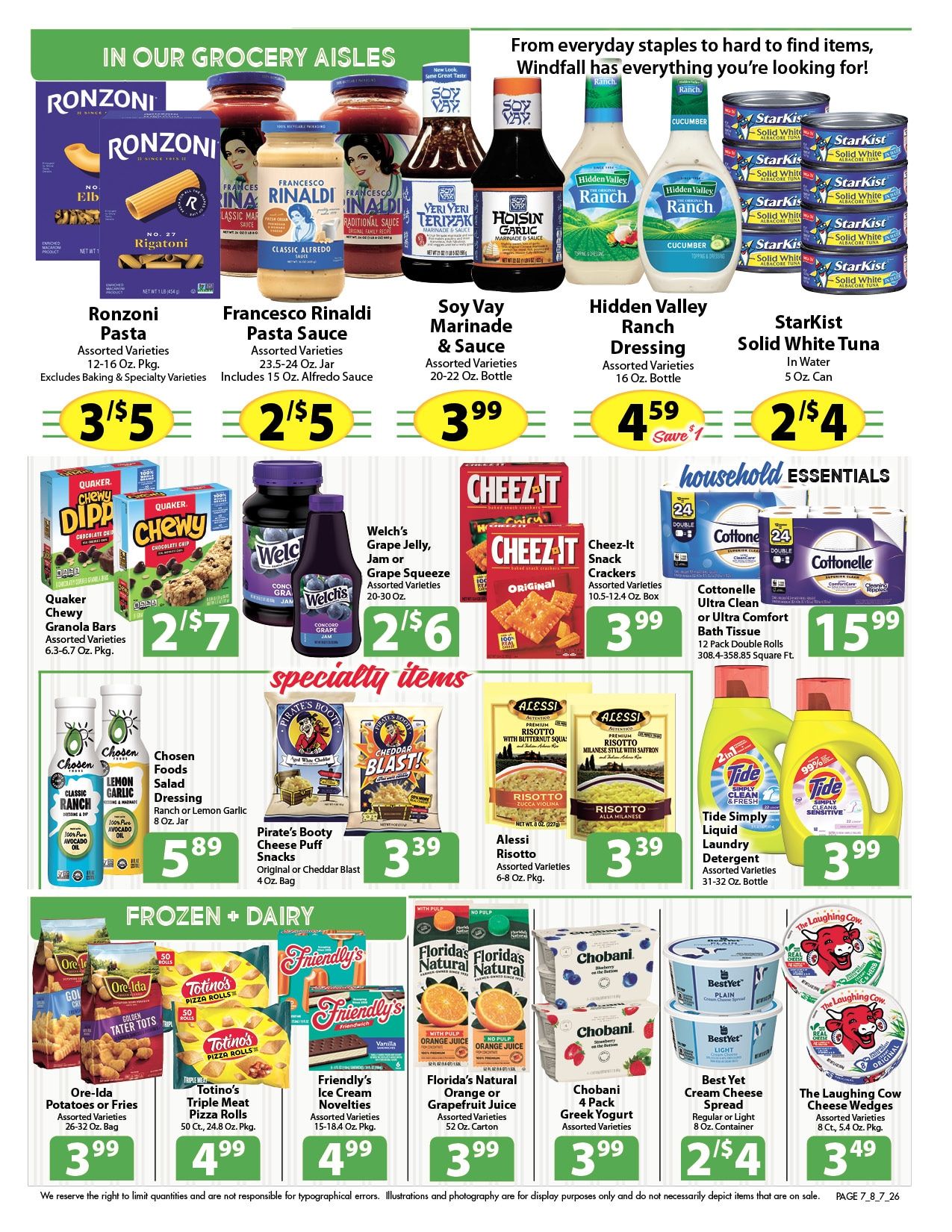 Windfall Market Weekly Ad August 7 - 13, 2026