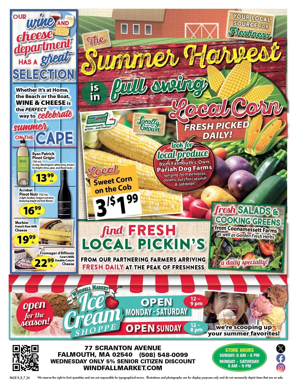 Windfall Market Weekly Ad August 7 - 13, 2026