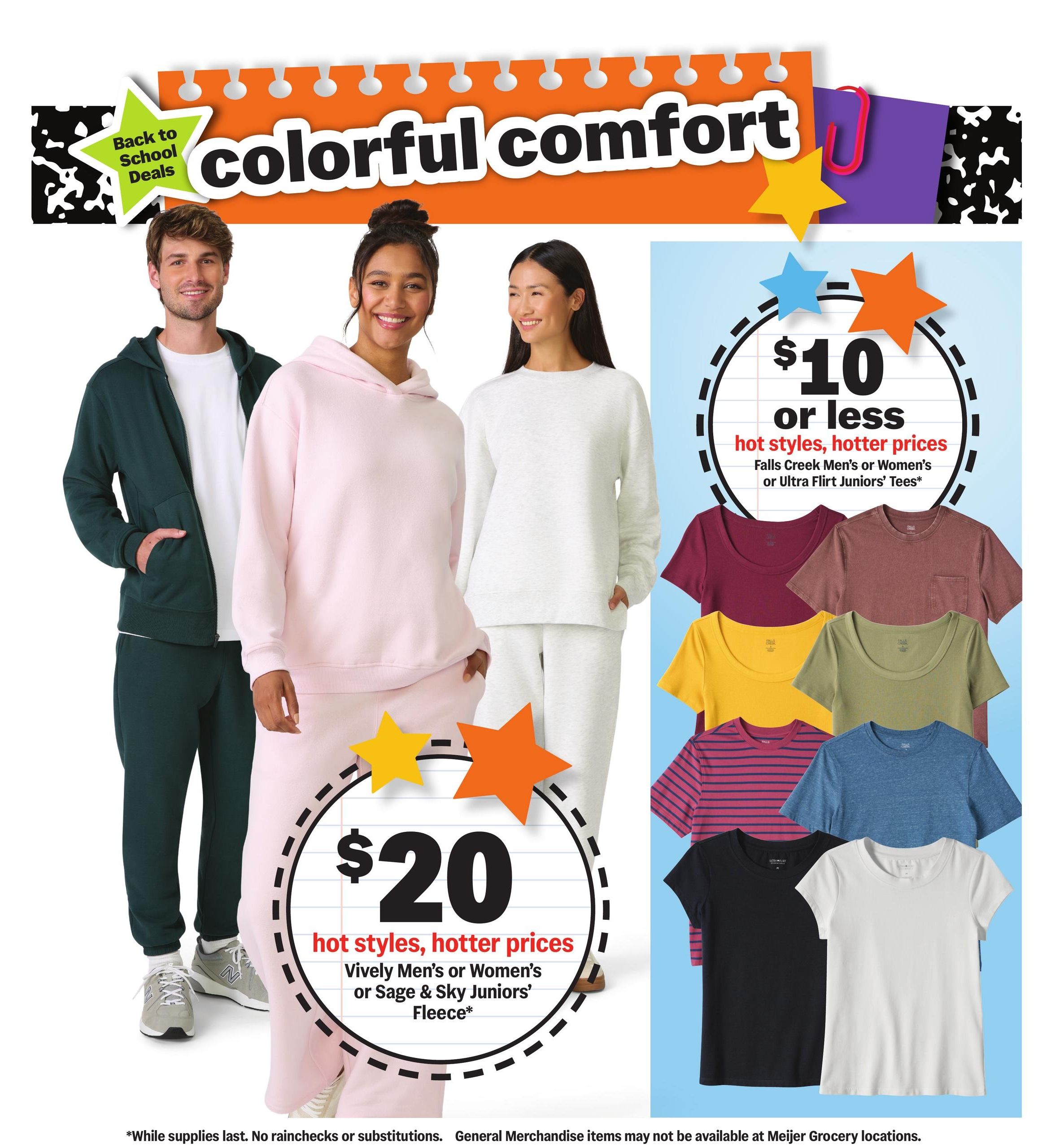Meijer (Annawan Area, IL) school deals under $1 Weekly Ad August 12 - 25, 2026