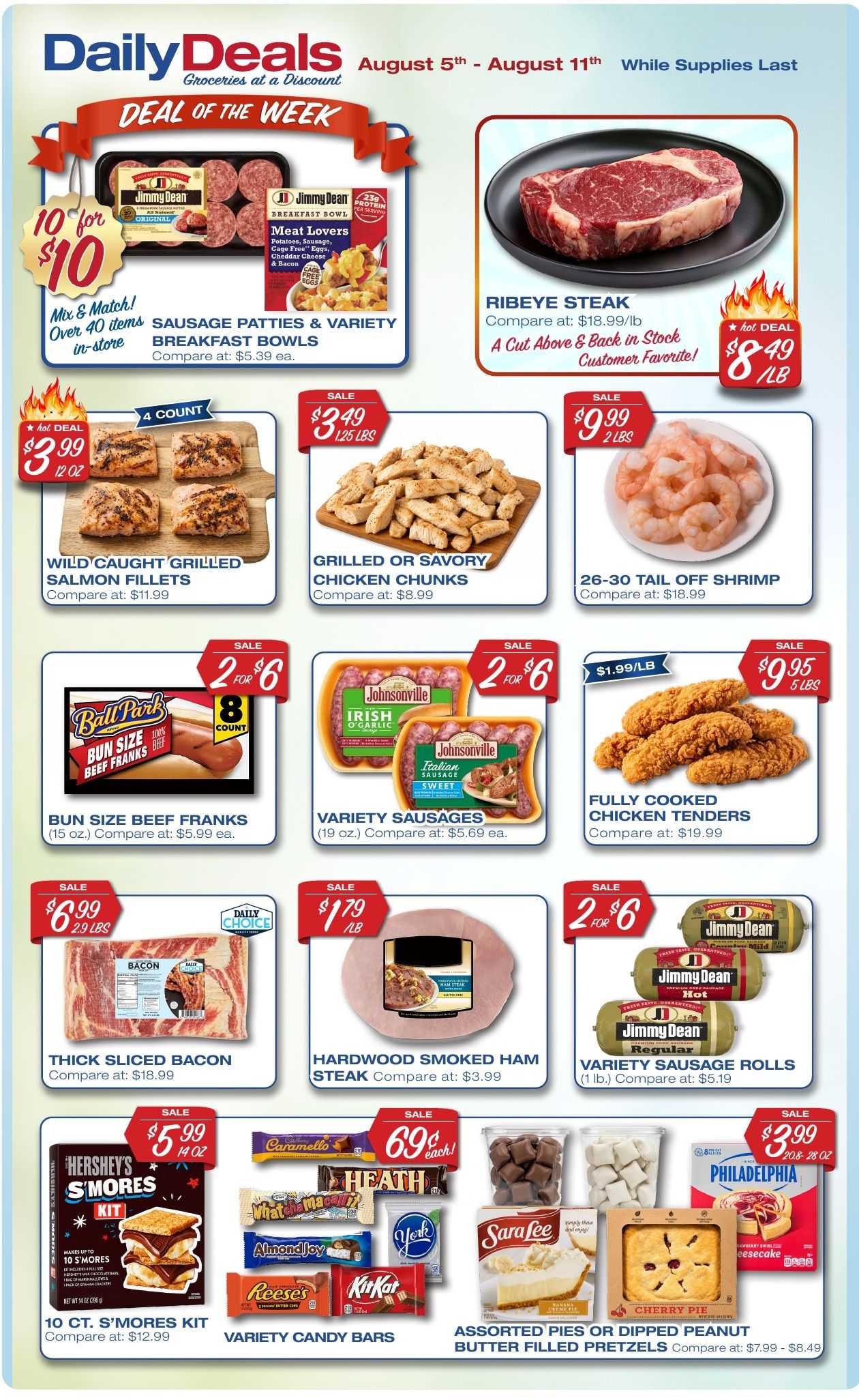 Daily Deals Food Outlet Weekly Ad August 5 - 11, 2026