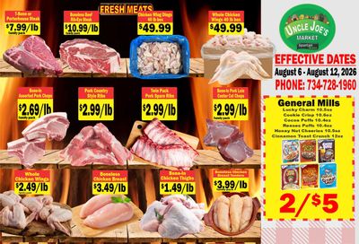 Uncle Joe's Market Weekly Ad August 6 - 12, 2026