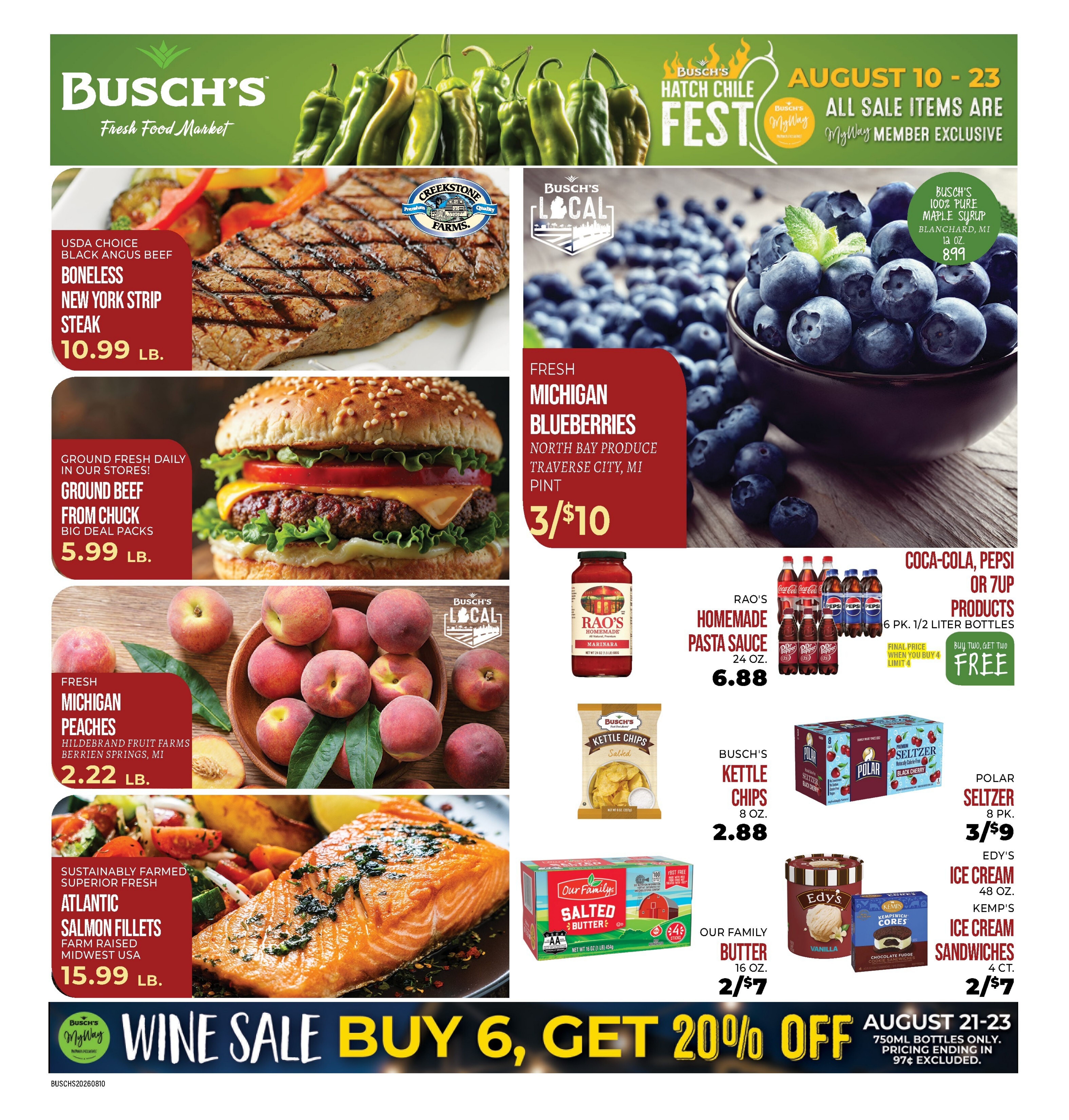 Busch's Fresh Food Market (Michigan) Weekly Ad August 10 - 23, 2026
