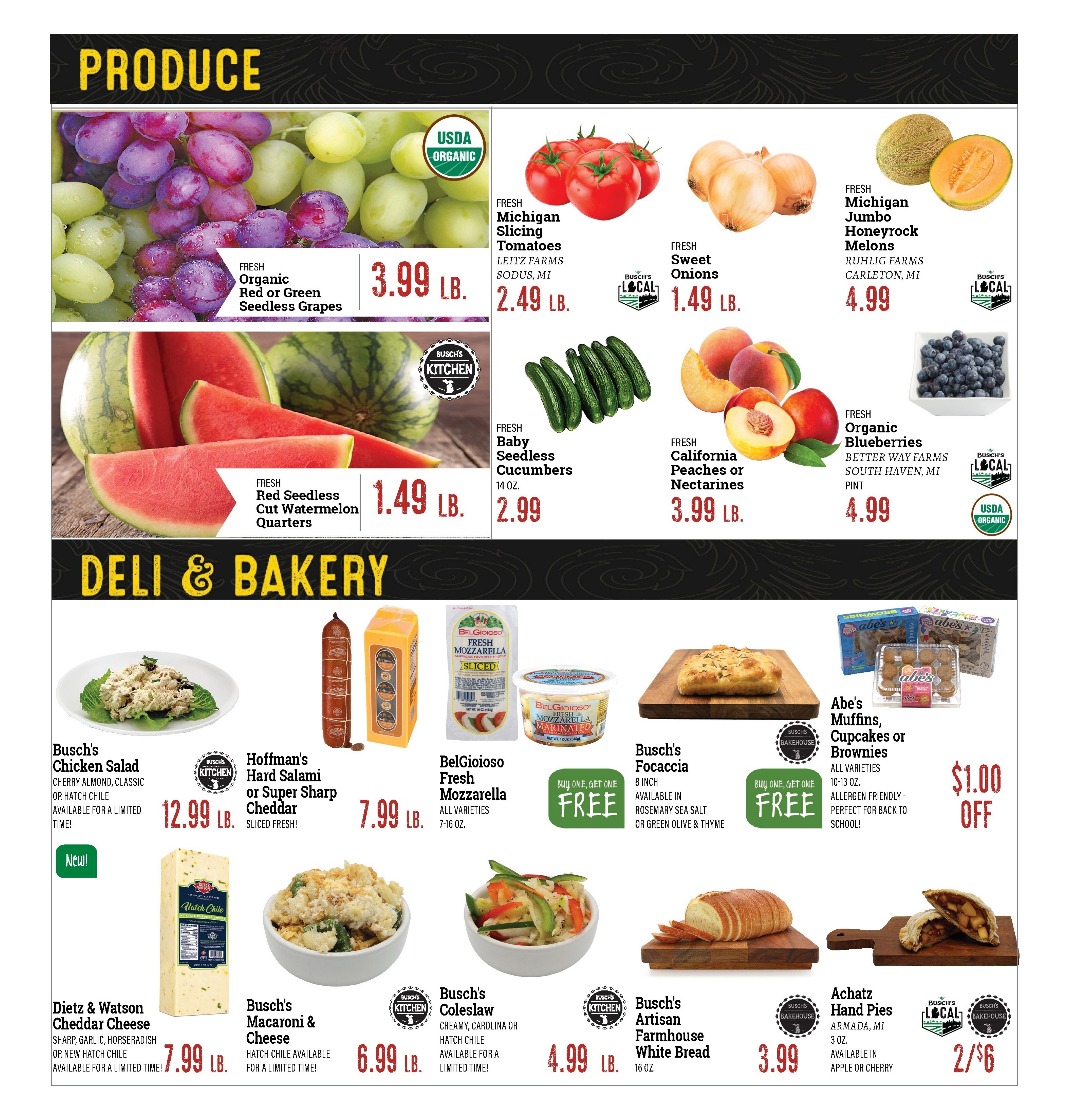 Busch's Fresh Food Market (Michigan) Weekly Ad August 10 - 23, 2026