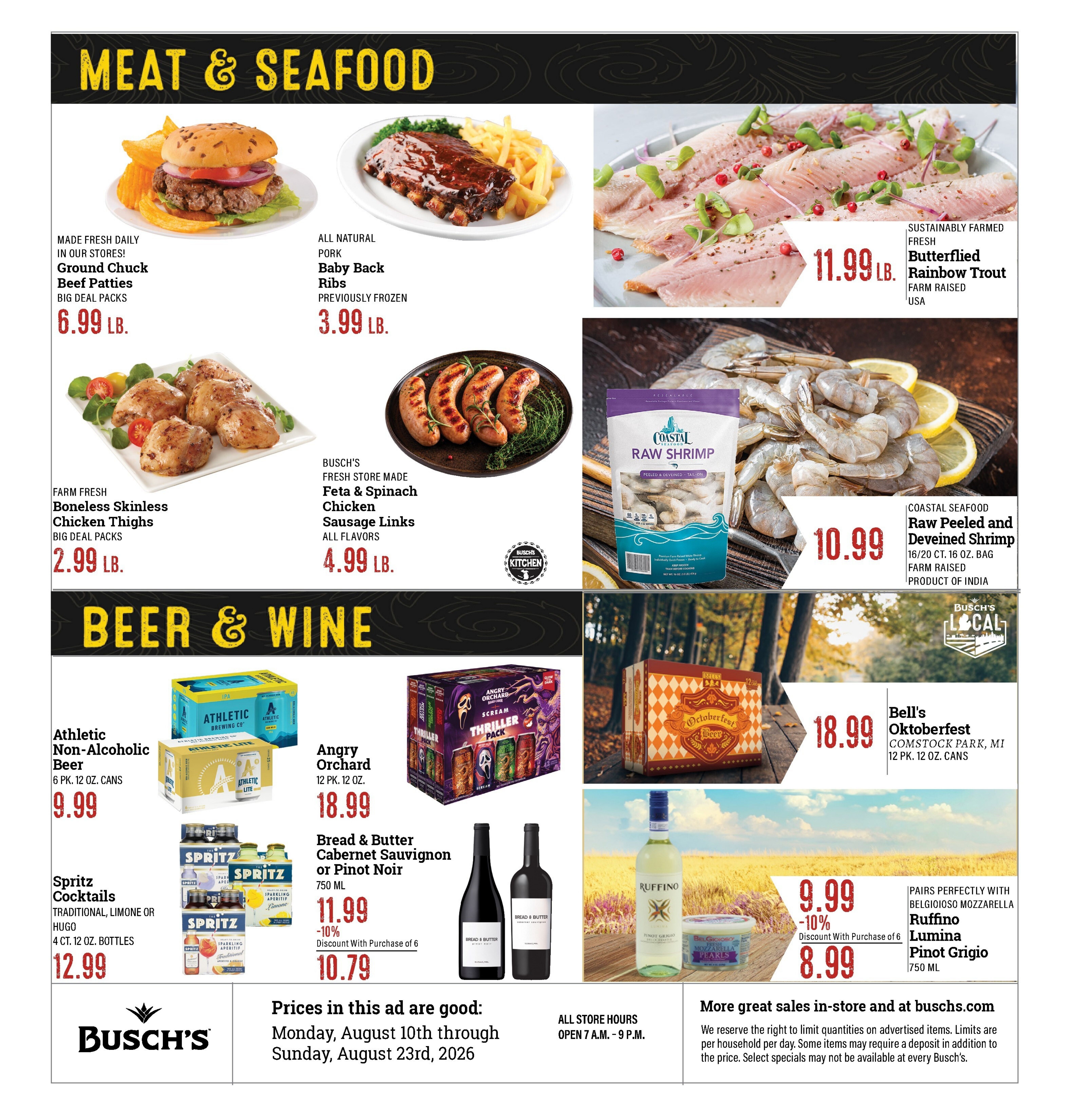 Busch's Fresh Food Market (Michigan) Weekly Ad August 10 - 23, 2026