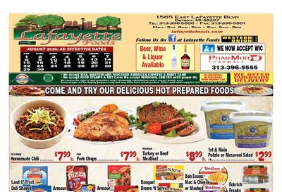 Lafayette Foods Weekly Ad August 1 - 30, 2026