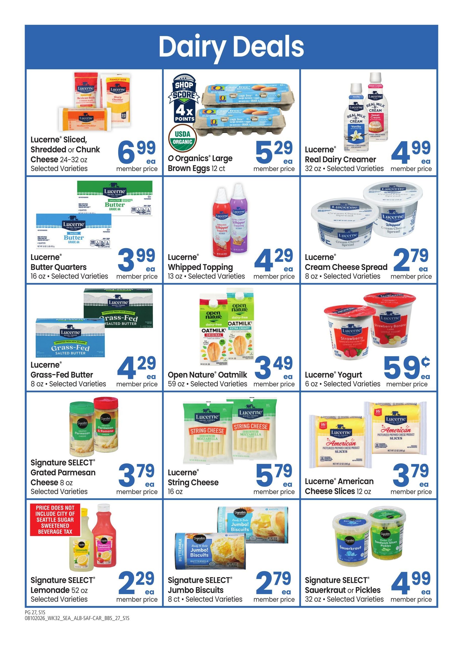 Albertsons (Seattle–Bellevue Area, WA) Big Book of Savings Weekly Ad August 10 - September 7, 2026