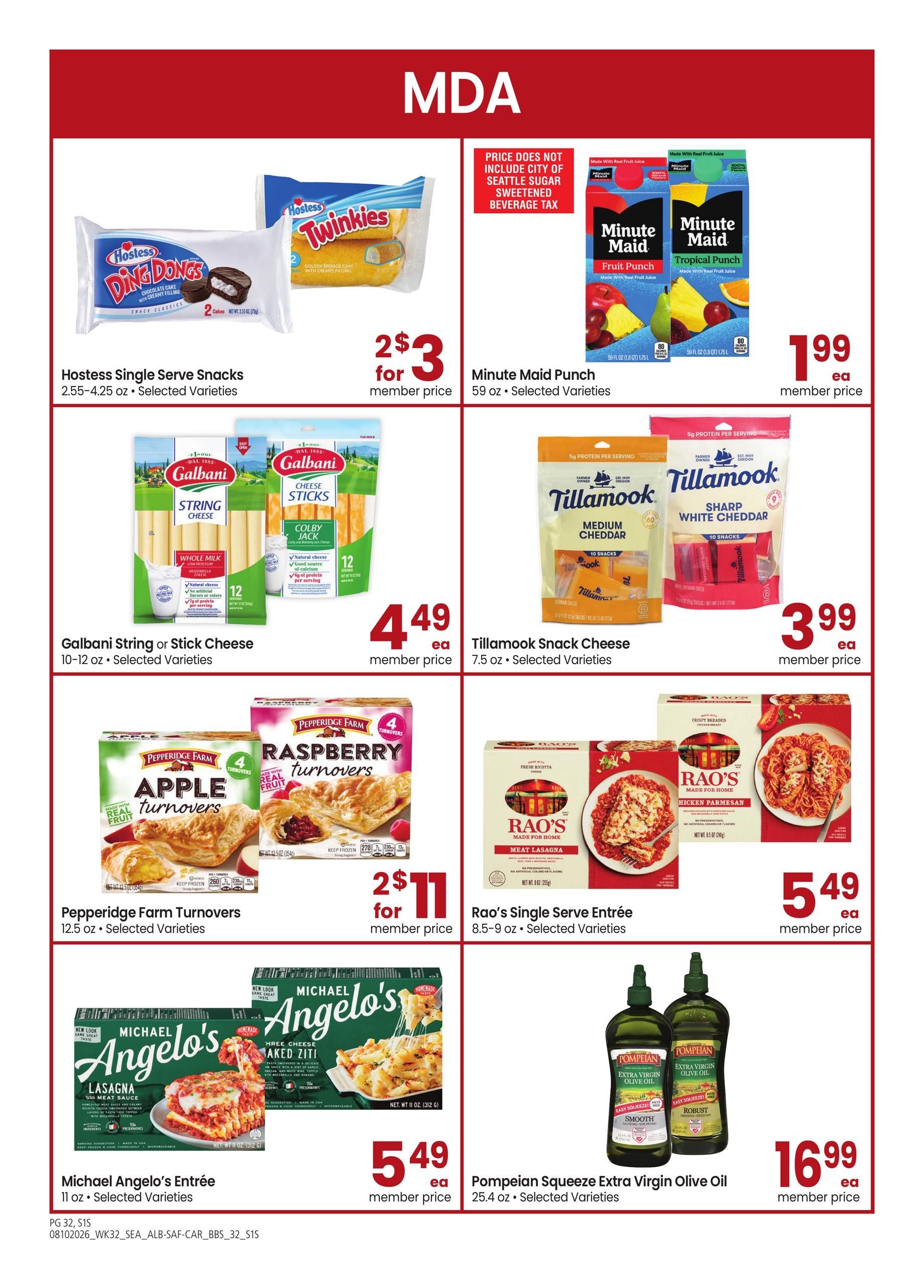 Albertsons (Seattle–Bellevue Area, WA) Big Book of Savings Weekly Ad August 10 - September 7, 2026