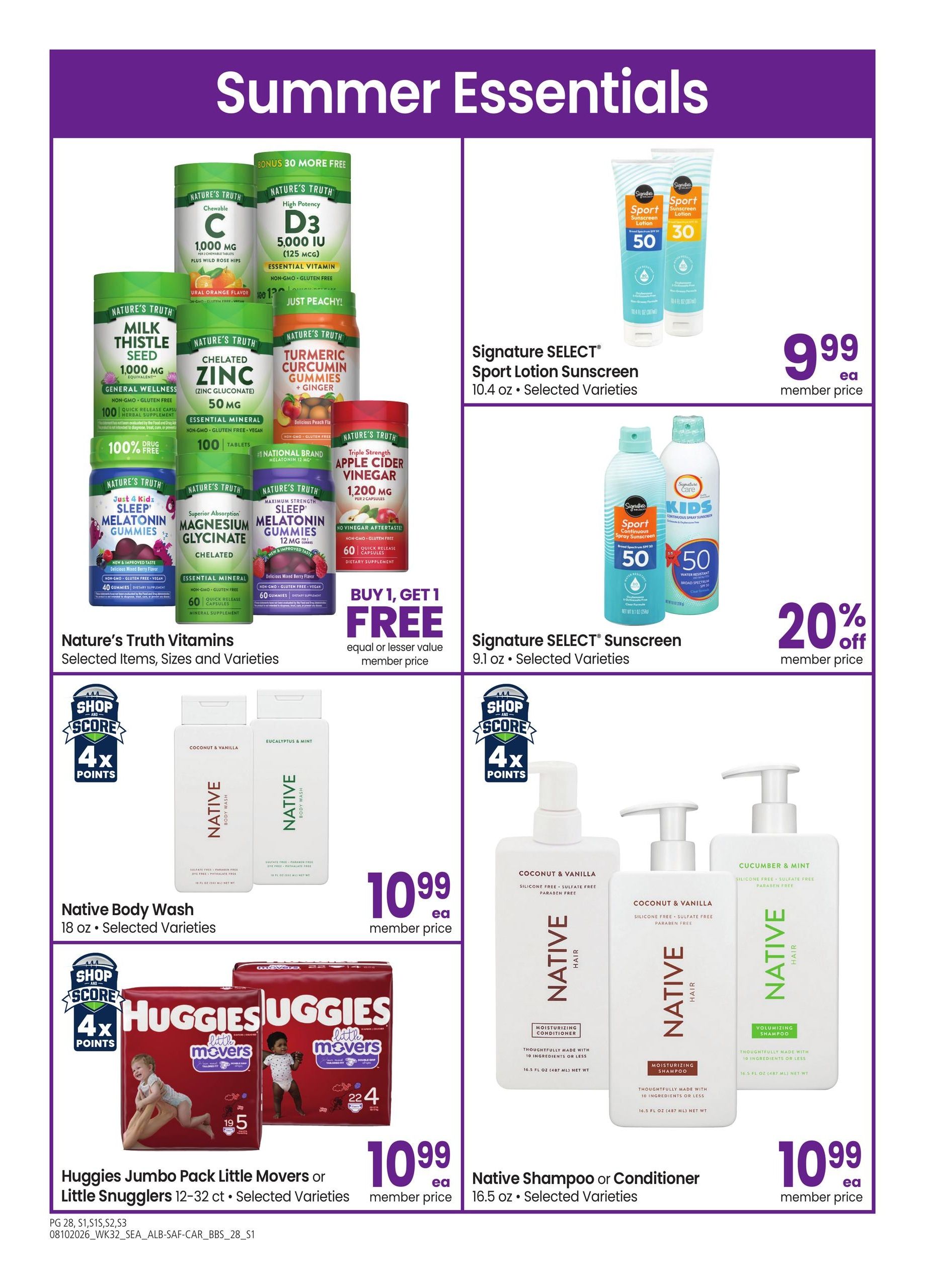 Safeway (OR, WA) Big Book of Savings Weekly Ad August 10 - September 7, 2026