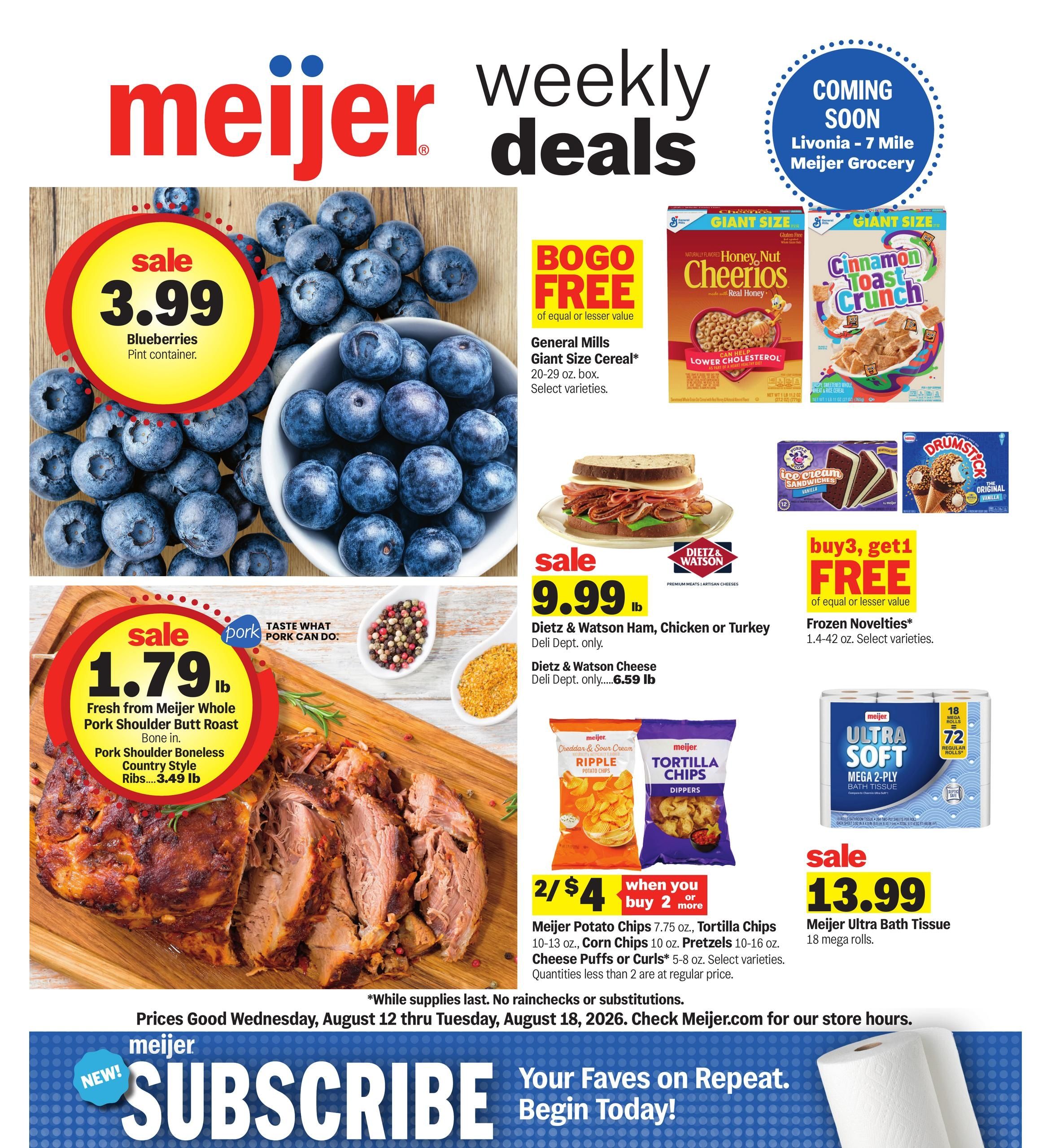 Meijer (Attica Area, IN) Weekly Ad August 12 - 18, 2026
