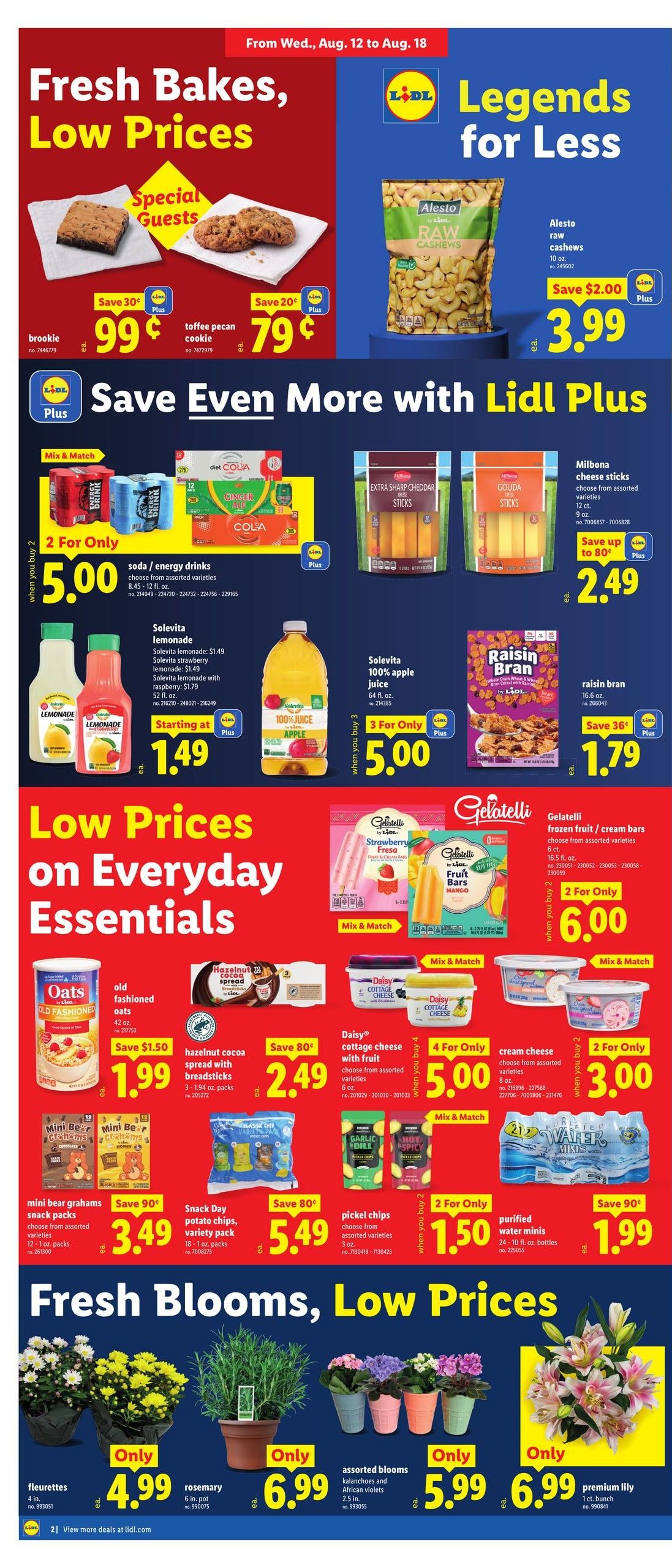 Lidl (DC, MD, VA) Weekly Ad August 12 - 18, 2026