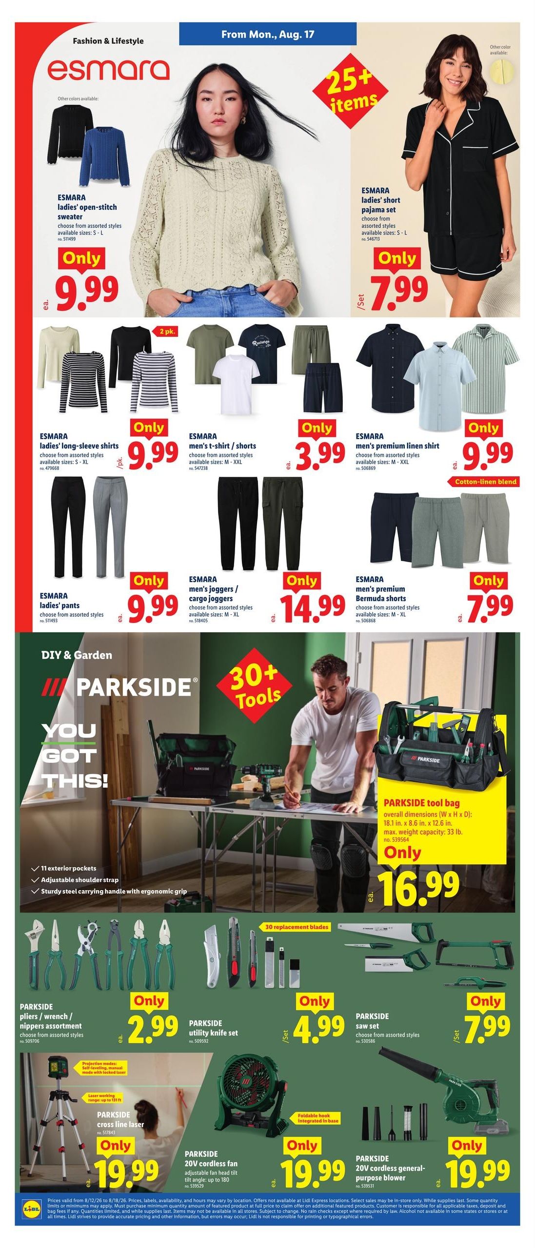 Lidl (DC, MD, VA) Weekly Ad August 12 - 18, 2026