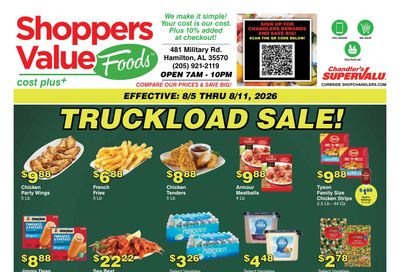 Chandler's Stores (Hamilton, AL) Weekly Ad August 5 - 11, 2026