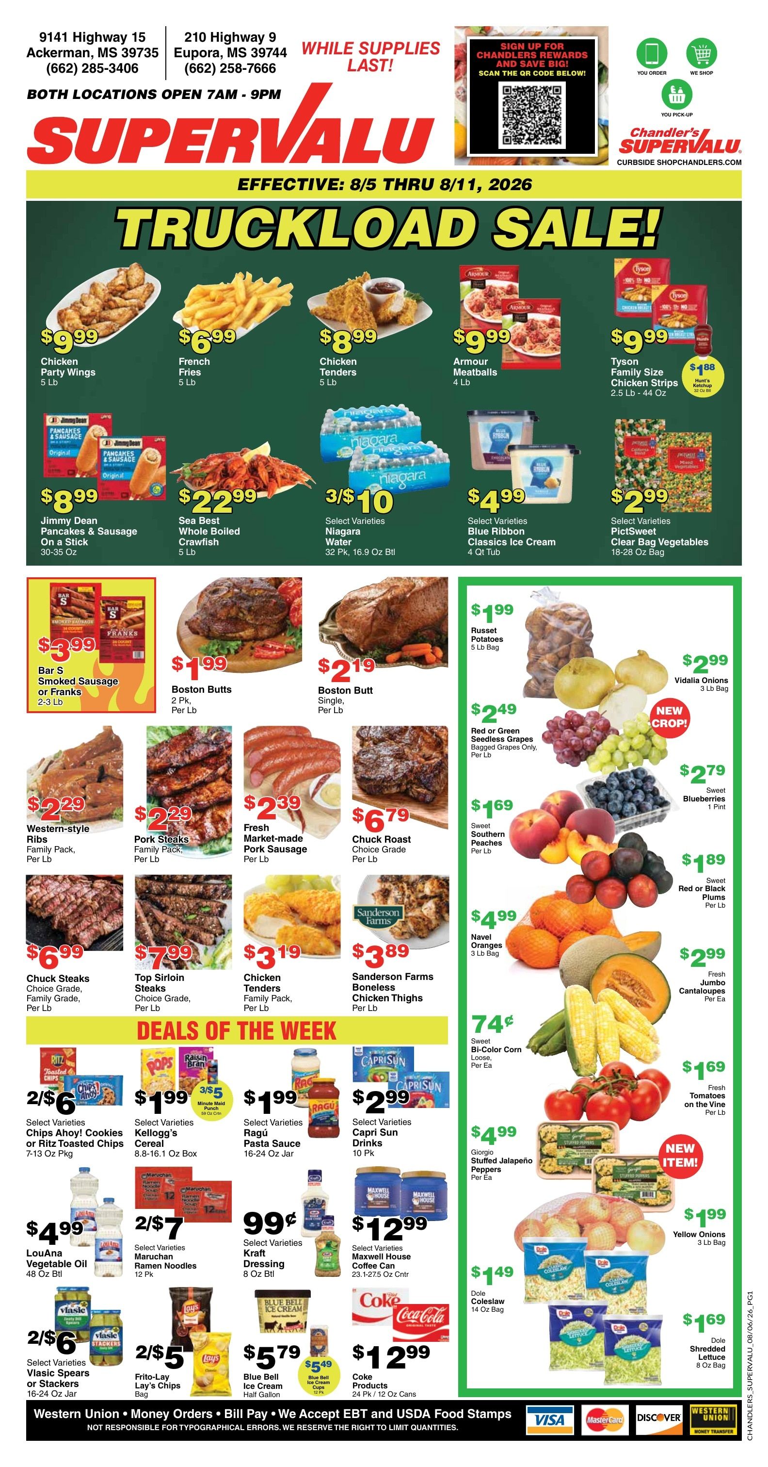 Chandler's Stores (Mississippi) Weekly Ad August 5 - 11, 2026