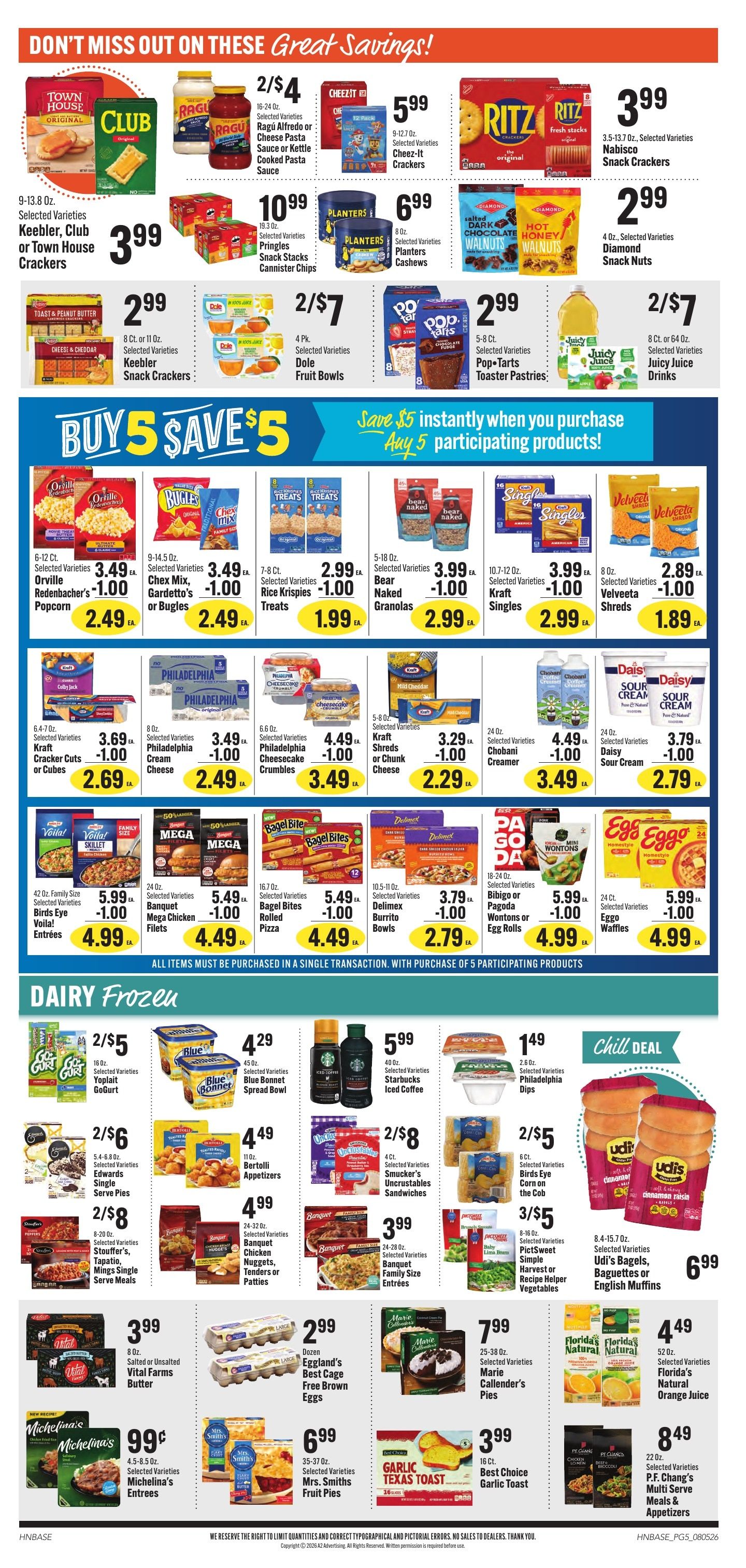 Grocery Basket Weekly Ad August 5 - 11, 2026