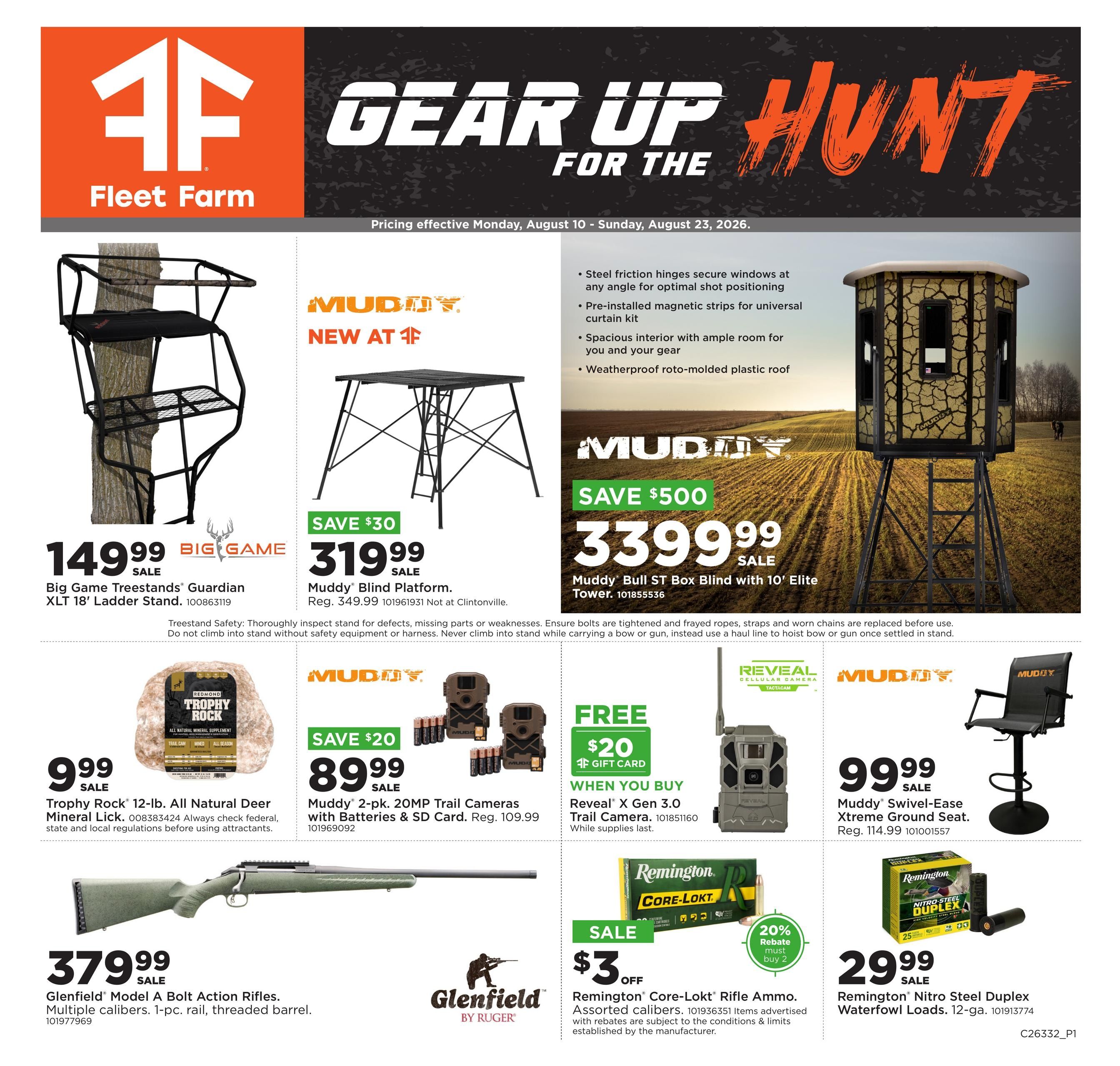 Fleet Farm (Chanhassen Area, MN) Weekly Ad August 10 - 23, 2026