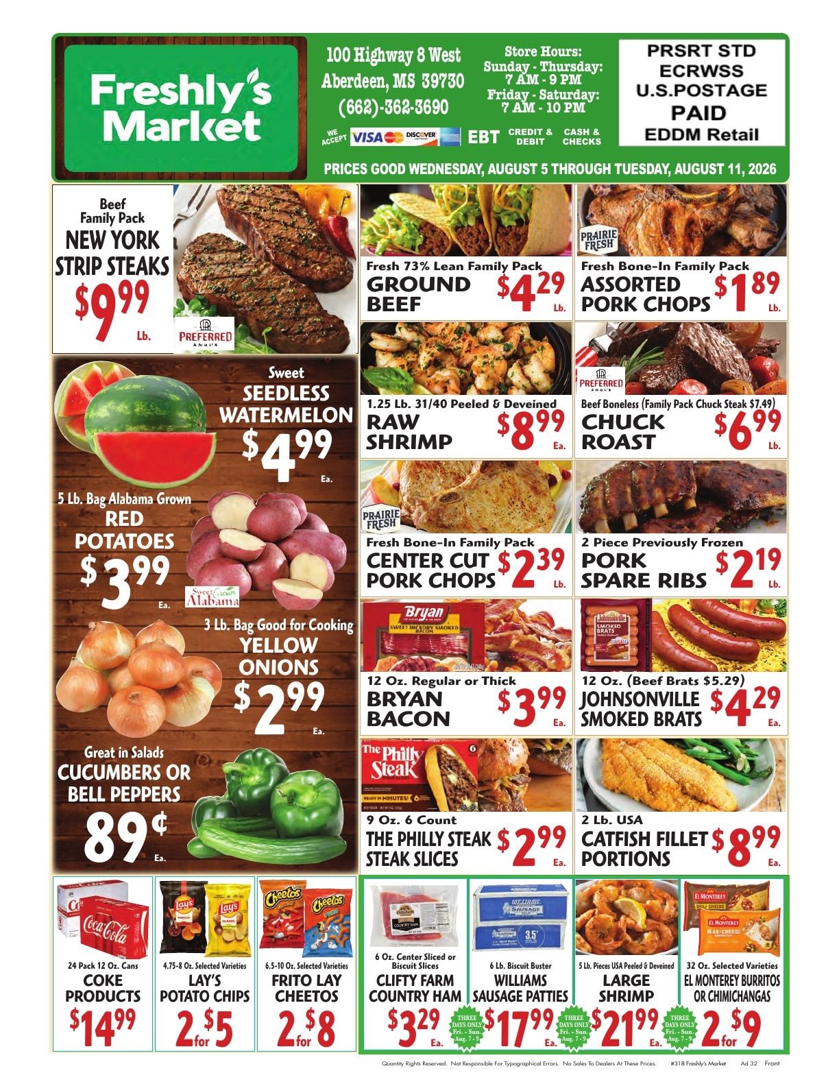 Freshly's Market Weekly Ad August 5 - 11, 2026