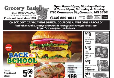 Grocery Basket Weekly Ad August 5 - 11, 2026