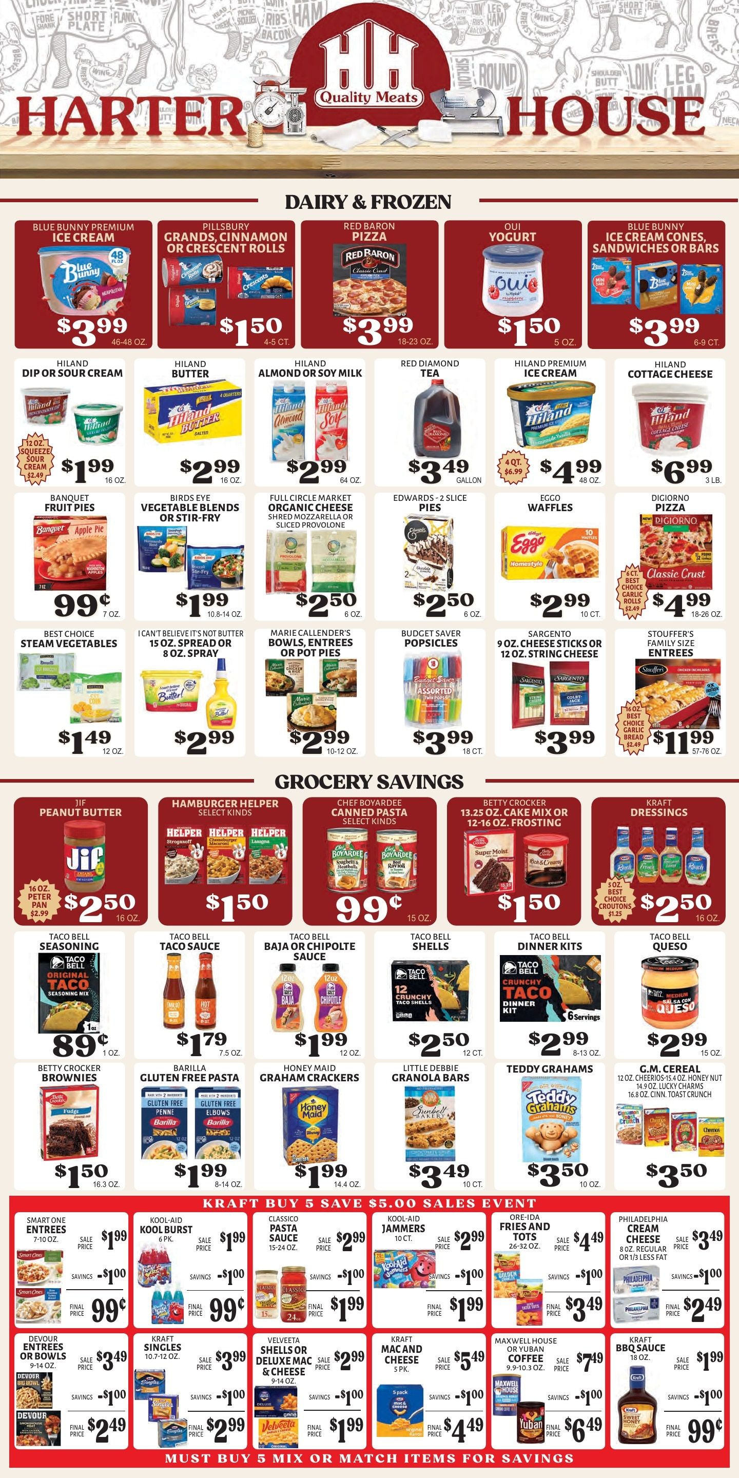 Harter House Weekly Ad August 5 - 11, 2026