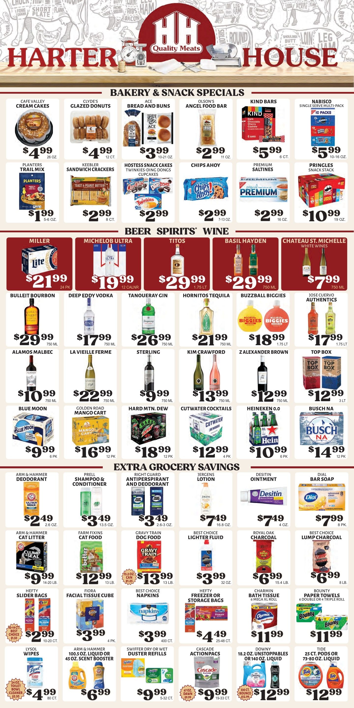 Harter House Weekly Ad August 5 - 11, 2026