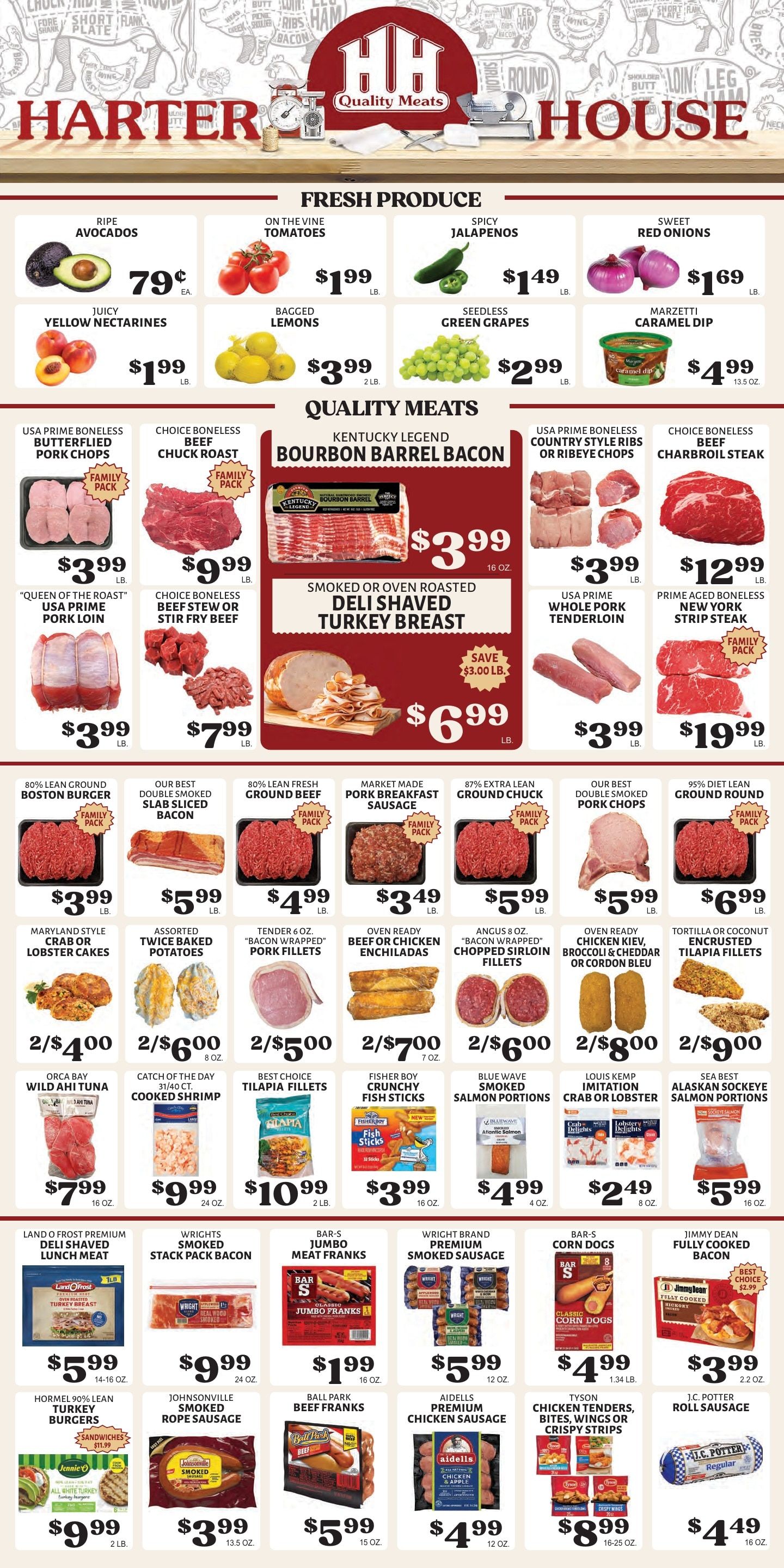 Harter House Weekly Ad August 5 - 11, 2026