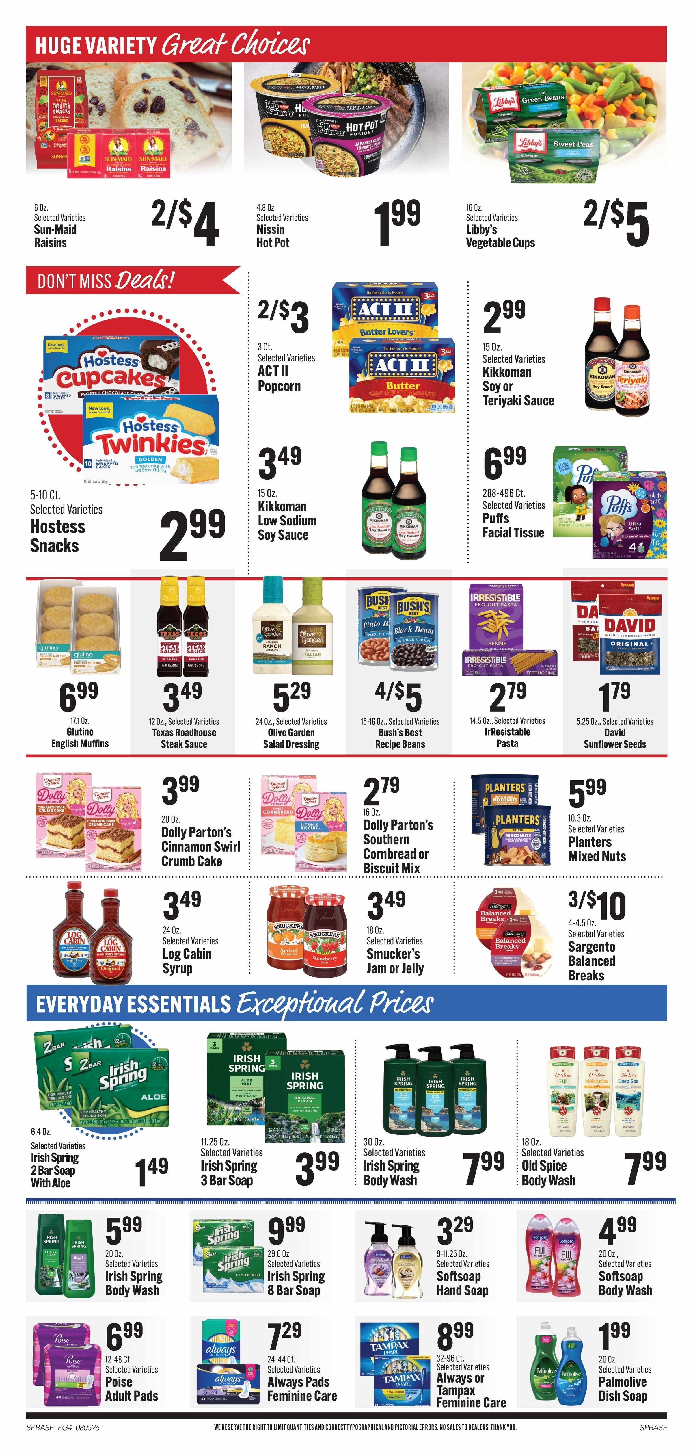 Muncy's Supermarket Back to School Favorites Weekly Ad August 5 - 11, 2026