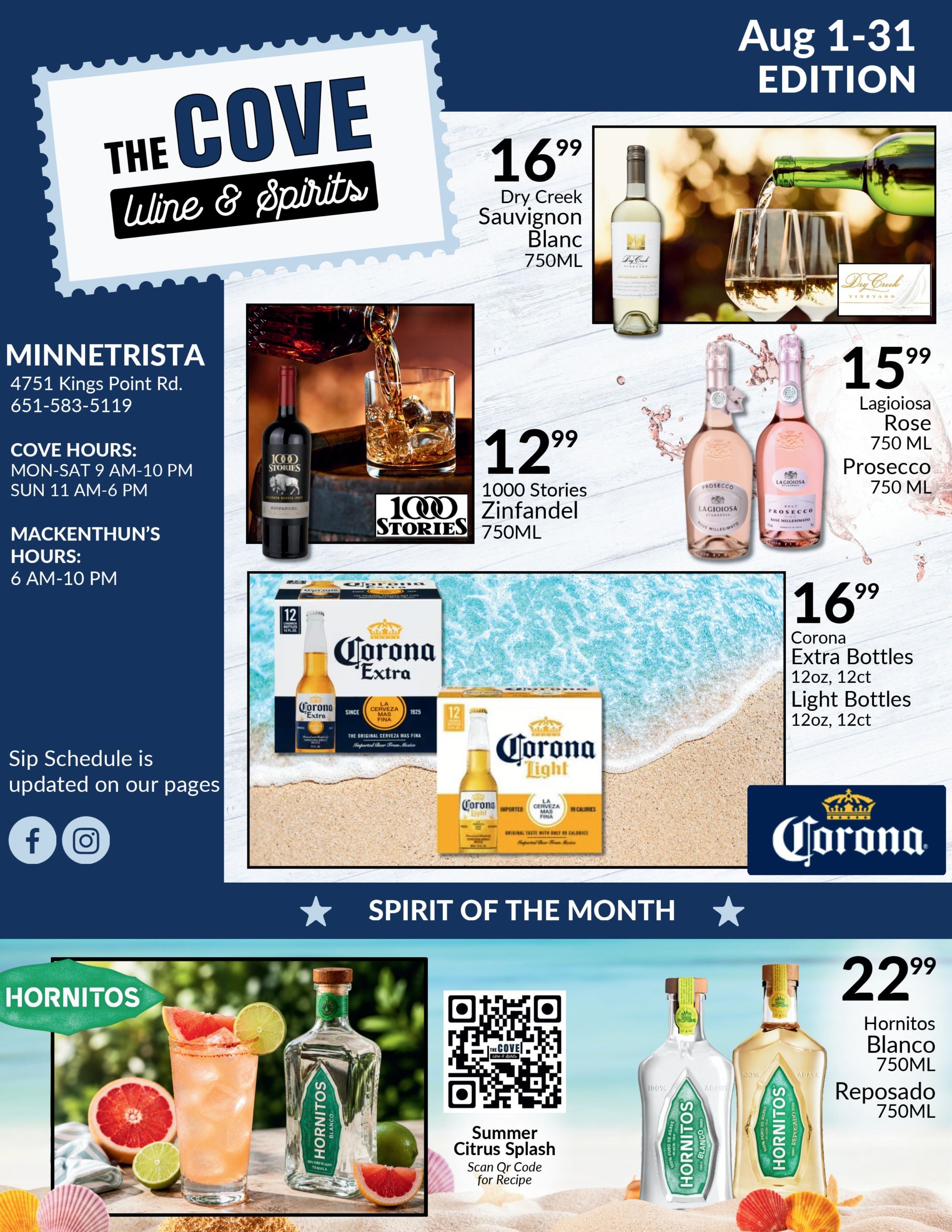 Mackenthun's The Cove Monthly Weekly Ad August 1 - 31, 2026