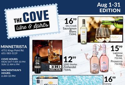 Mackenthun's The Cove Monthly Weekly Ad August 1 - 31, 2026