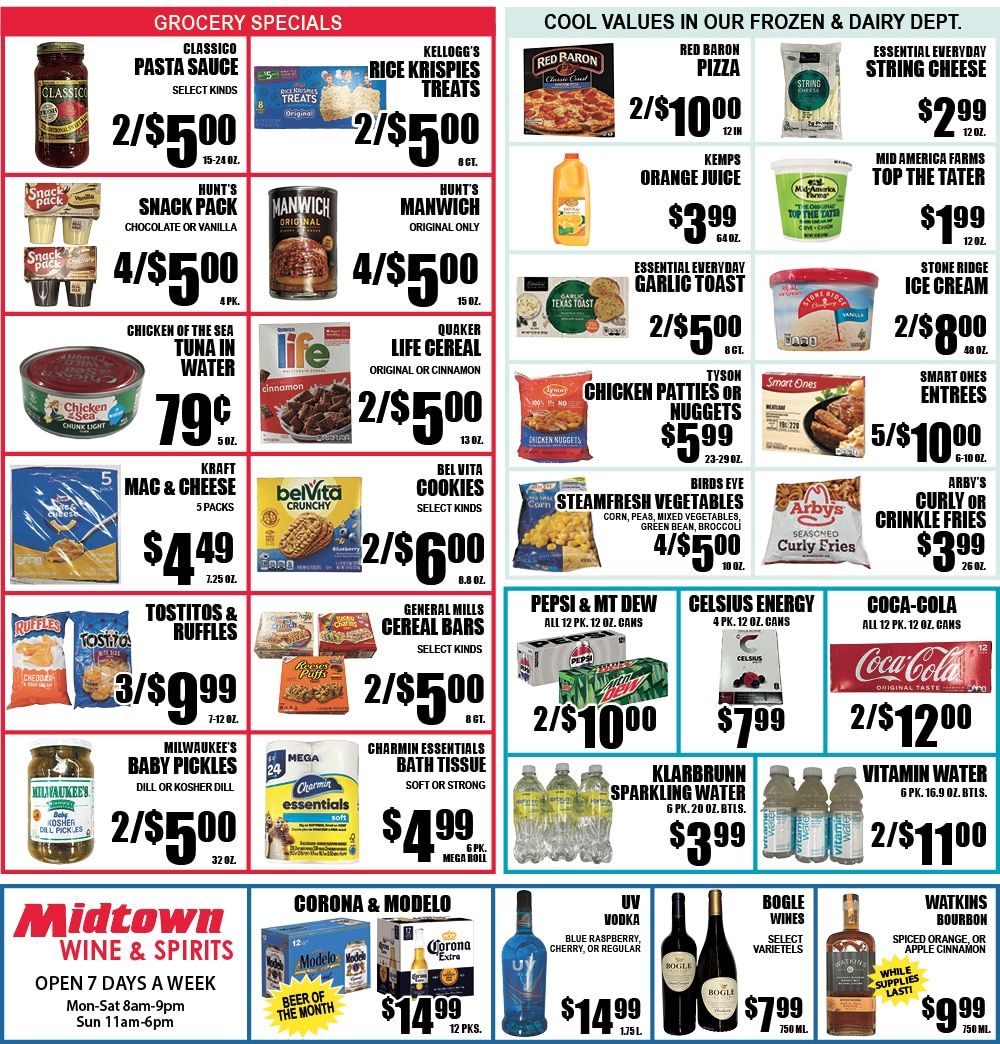 Midtown Foods Weekly Ad August 5 - 11, 2026