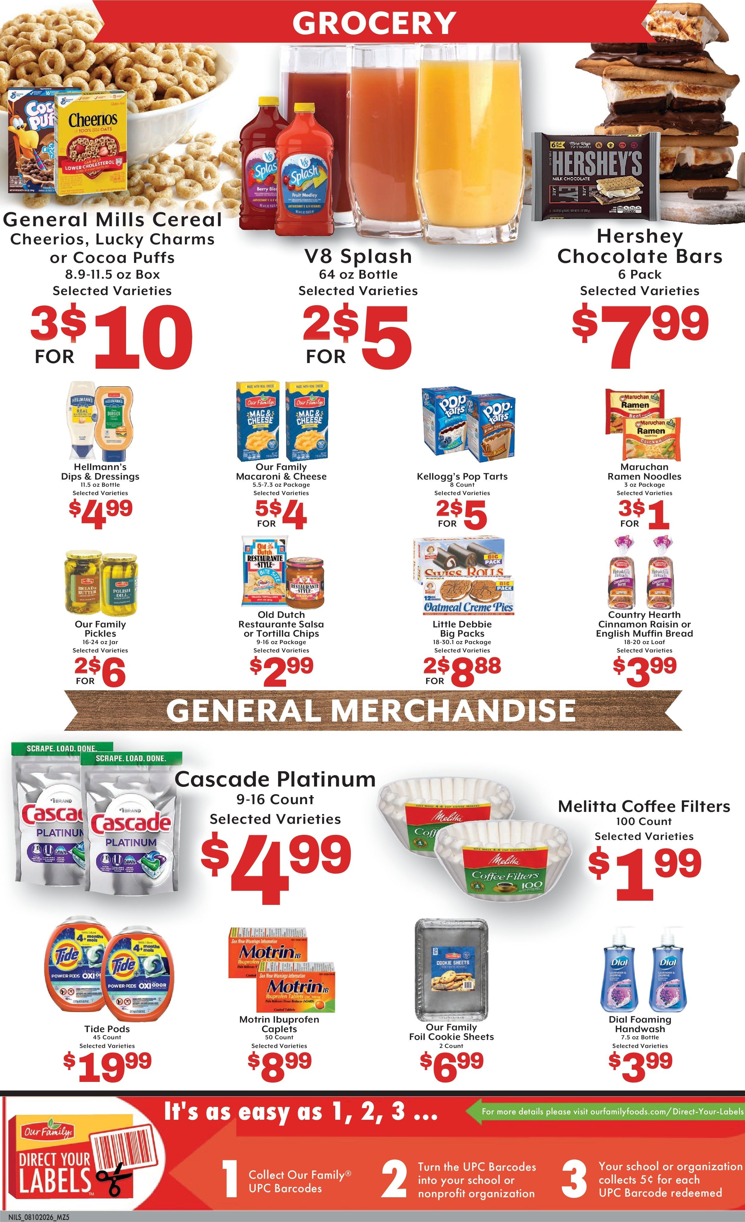 Nilssen's Foods Weekly Ad August 7 - 13, 2026