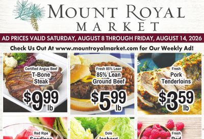 Mount Royal Market Weekly Ad August 8 - 14, 2026