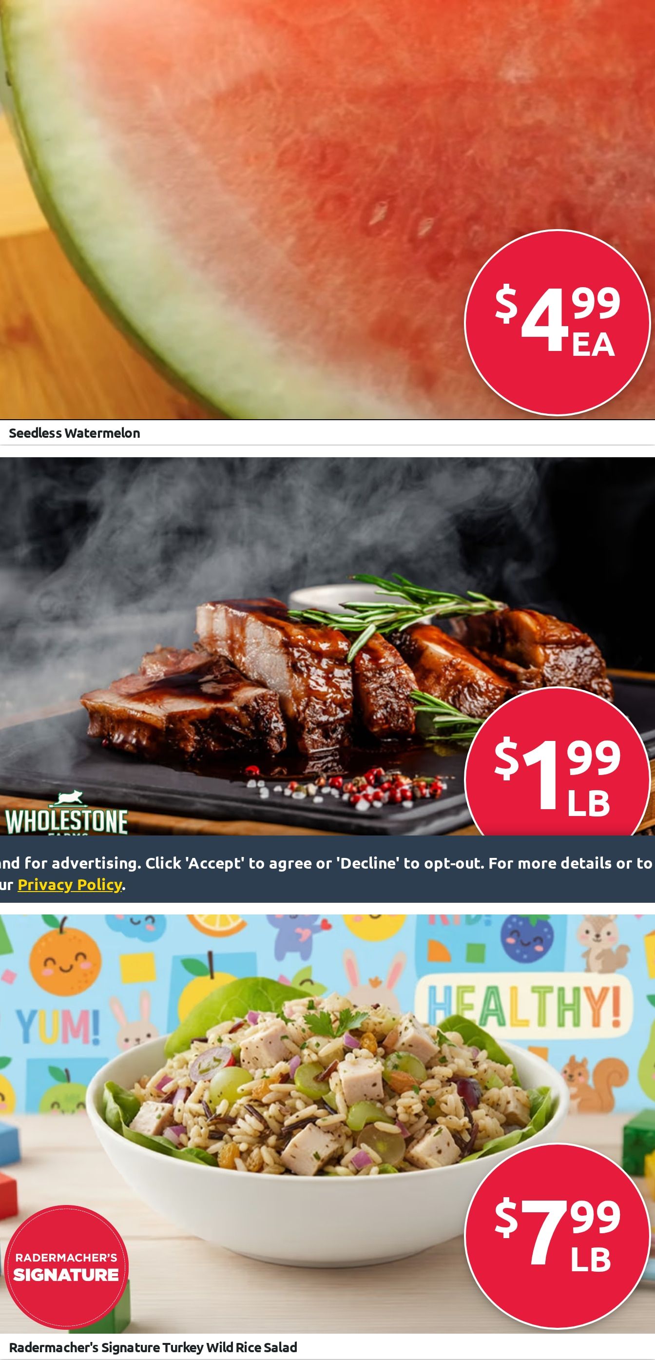 Radermacher's Fresh Market Weekly Ad August 9 - 15, 2026