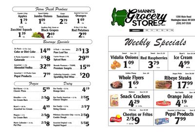 Mann's Grocery Weekly Ad August 10 - 15, 2026