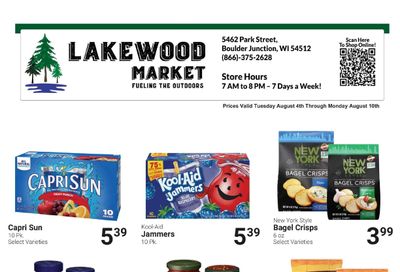 Lakewood Market Weekly Ad August 4 - 11, 2026