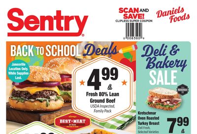 Daniels Sentry (Janesville, WI) Weekly Ad August 6 - 12, 2026