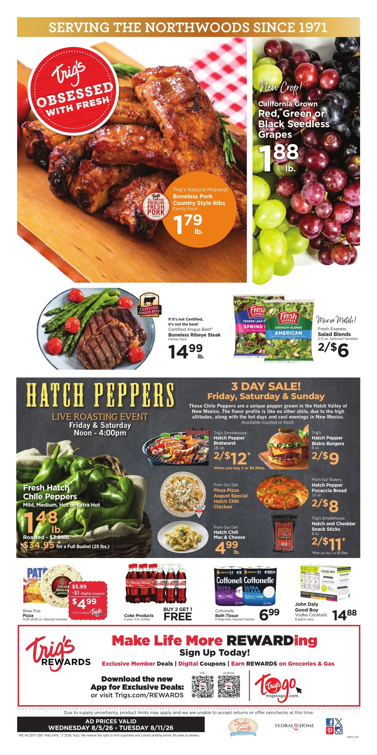 Trig's Weekly Ad August 5 - 11, 2026