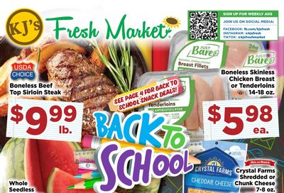 KJ's Fresh Market (Wisconsin) Weekly Ad August 8 - 14, 2026