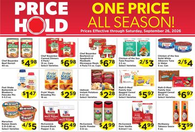KJ's Fresh Market Price Hold Weekly Ad July 19 - September 26, 2026