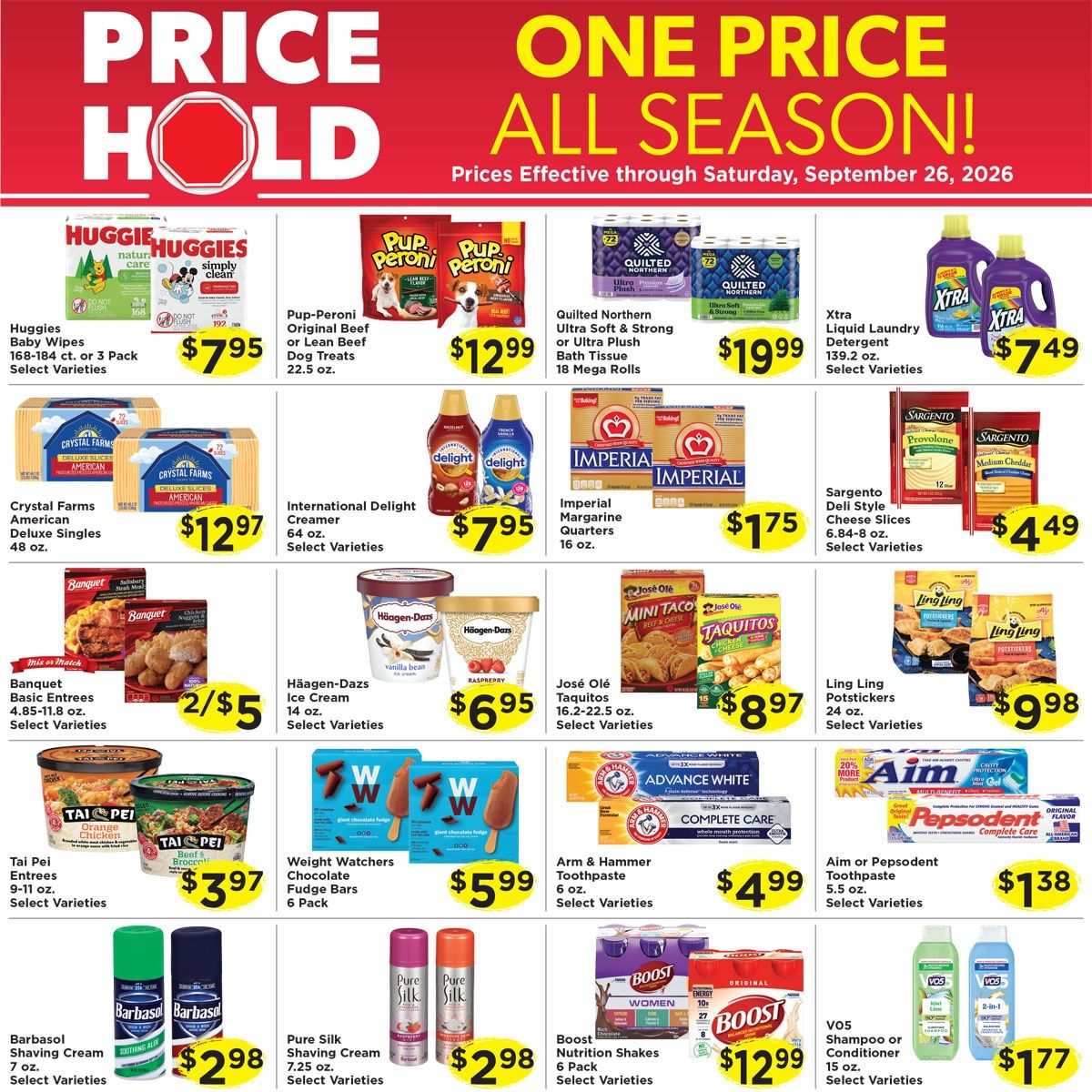 KJ's Fresh Market Price Hold Weekly Ad July 19 - September 26, 2026