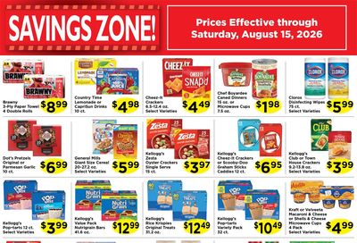 KJ's Fresh Market Savings Zone Weekly Ad July 19 - August 15, 2026