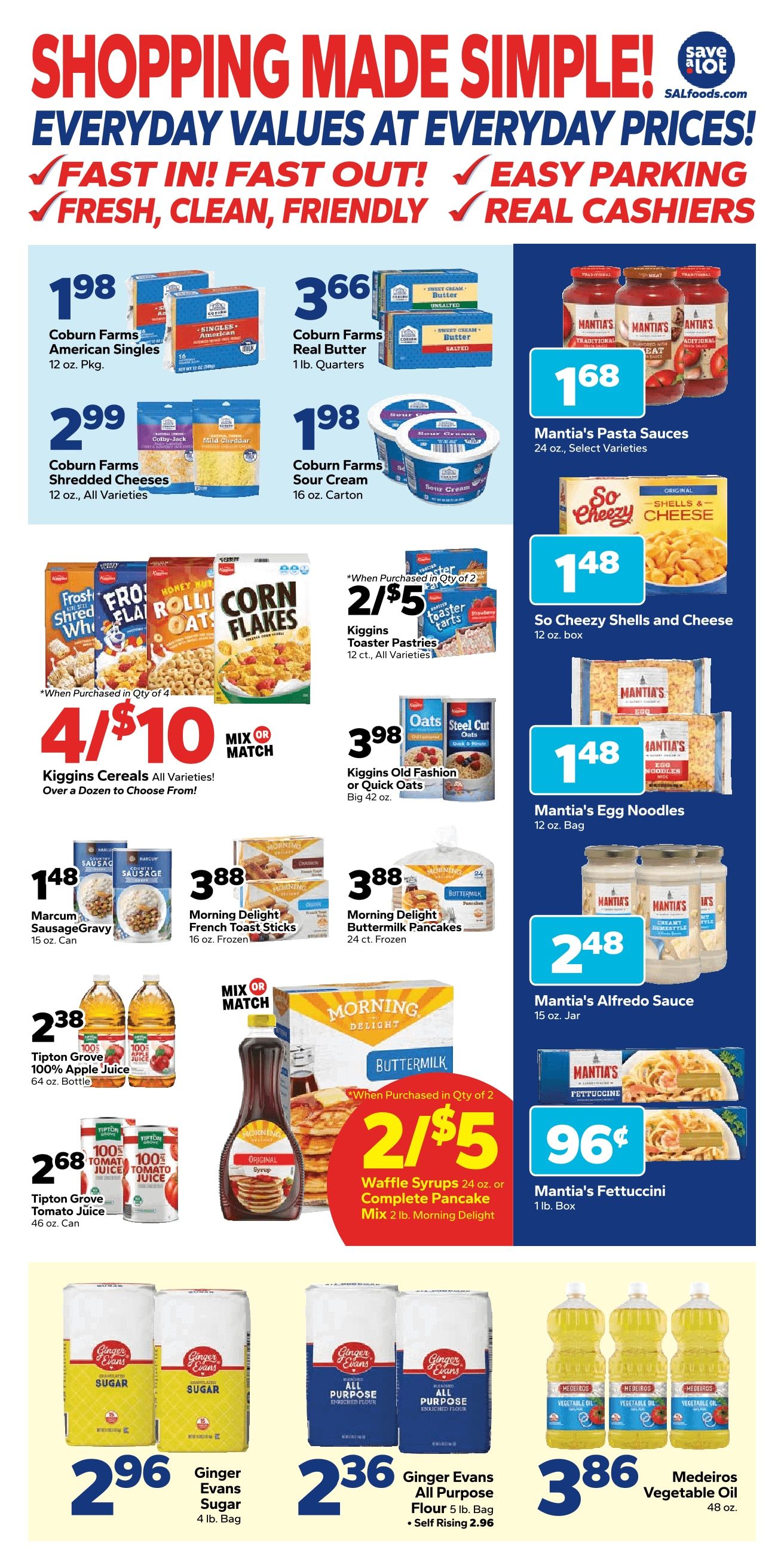 Save a Lot Food Stores Special Promotion Weekly Ad August 10 - 31, 2026
