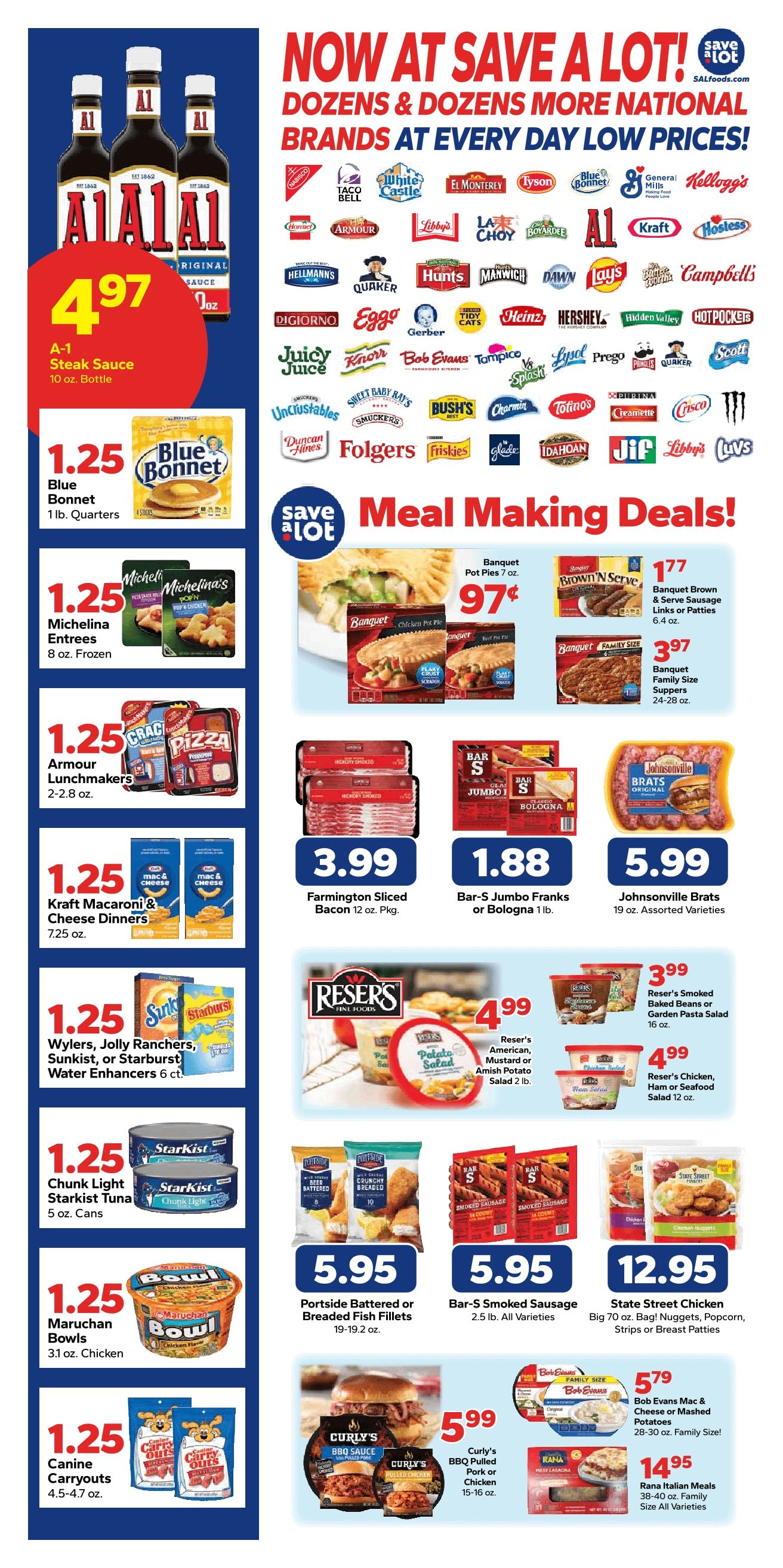 Save a Lot Food Stores Special Promotion Weekly Ad August 10 - 31, 2026