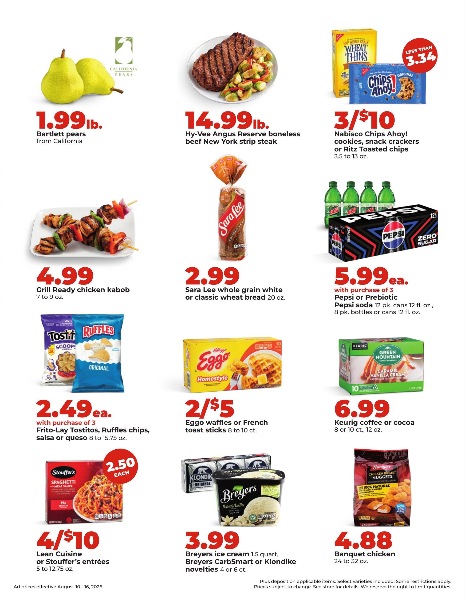 Hy-Vee (La Vista–Boys Town Area, NE) Weekly Ad August 10 - 16, 2026