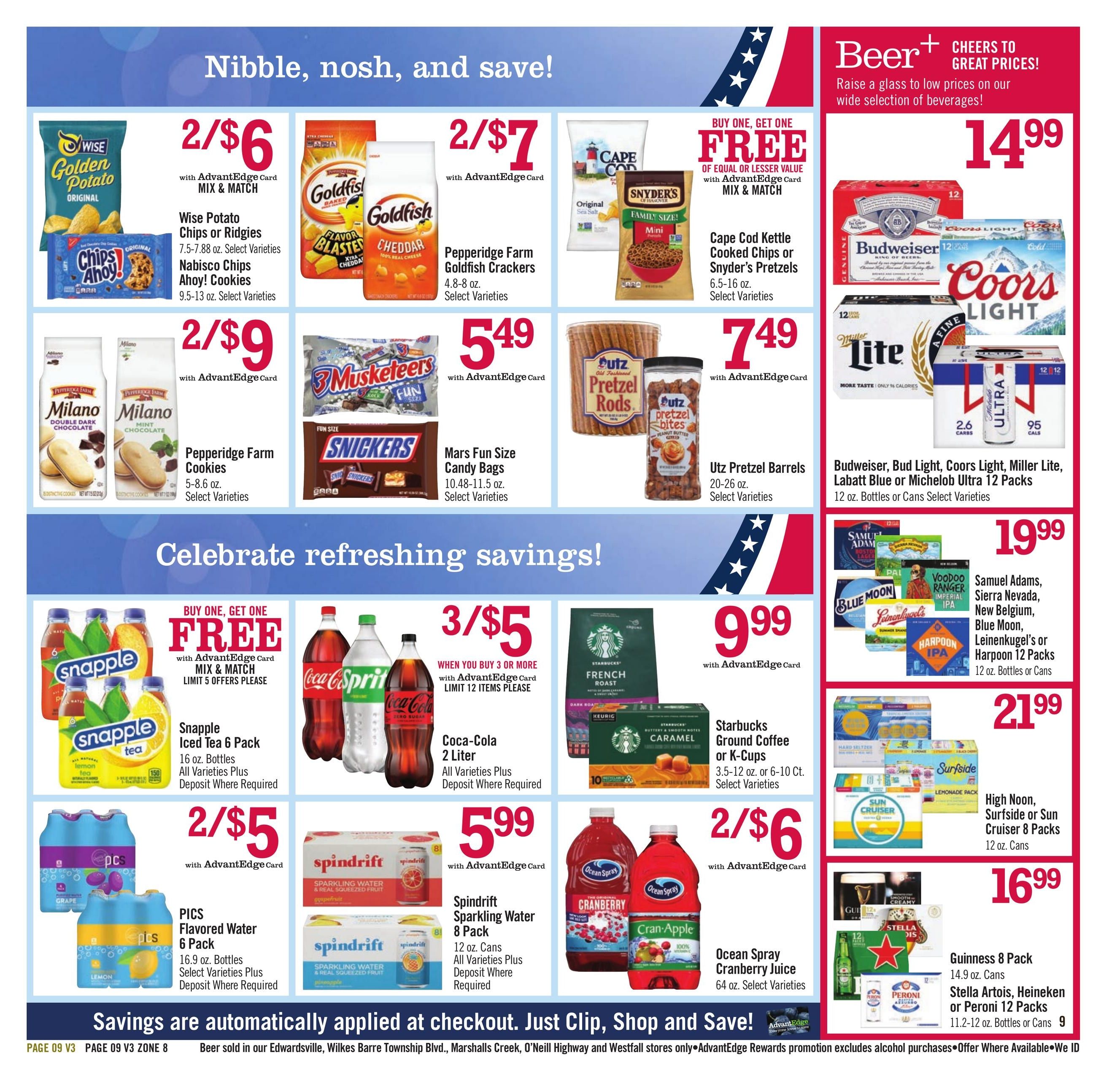 Price Chopper (Hawley–Hallstead Area, NY–PA) Weekly Ad August 9 - 15, 2026