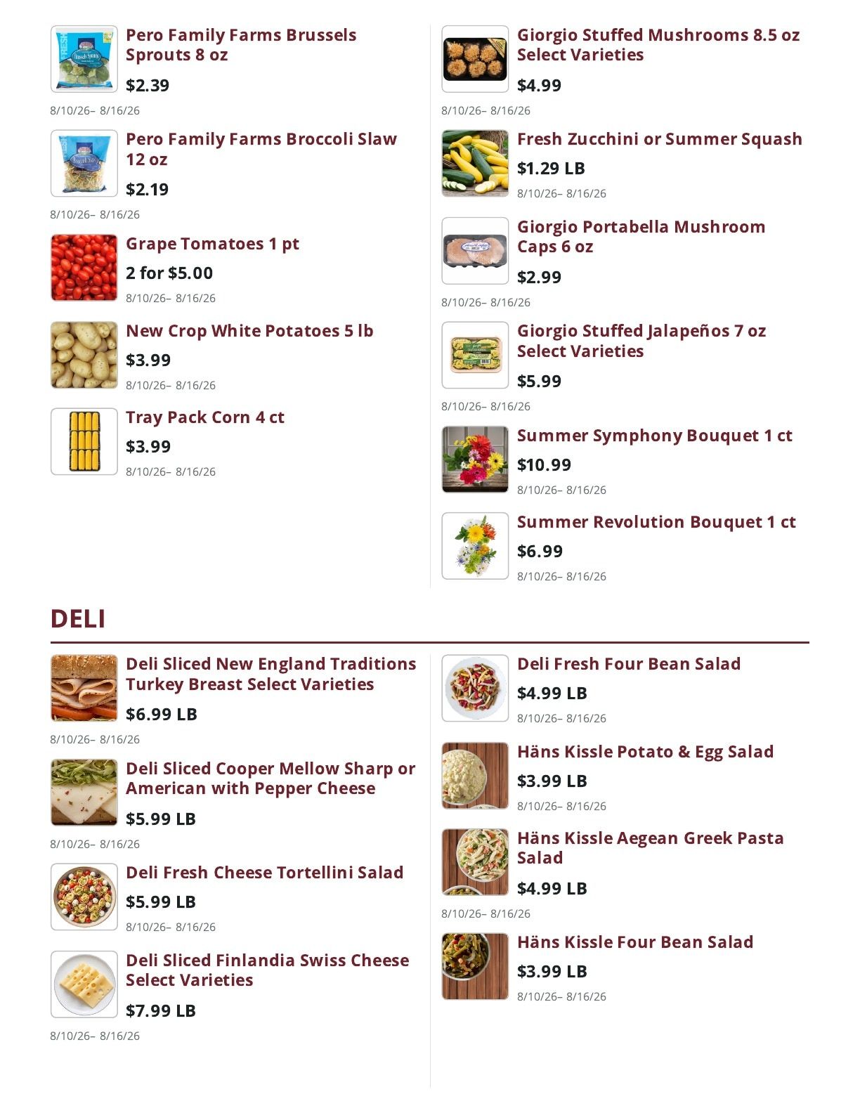 Ralph's Supermarket Weekly Ad August 10 - 16, 2026
