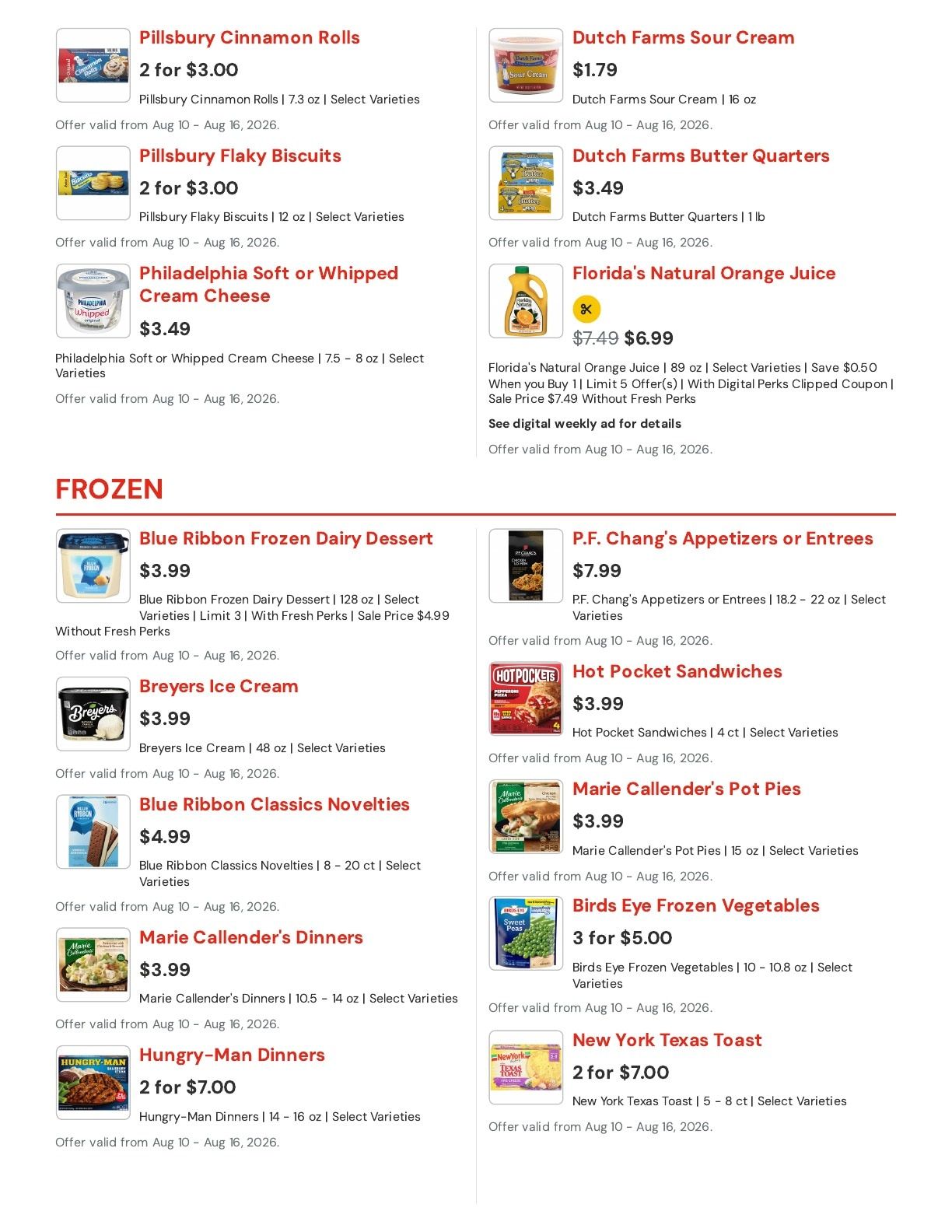 Hansen's IGA (East Troy, WI) Weekly Ad August 10 - 16, 2026