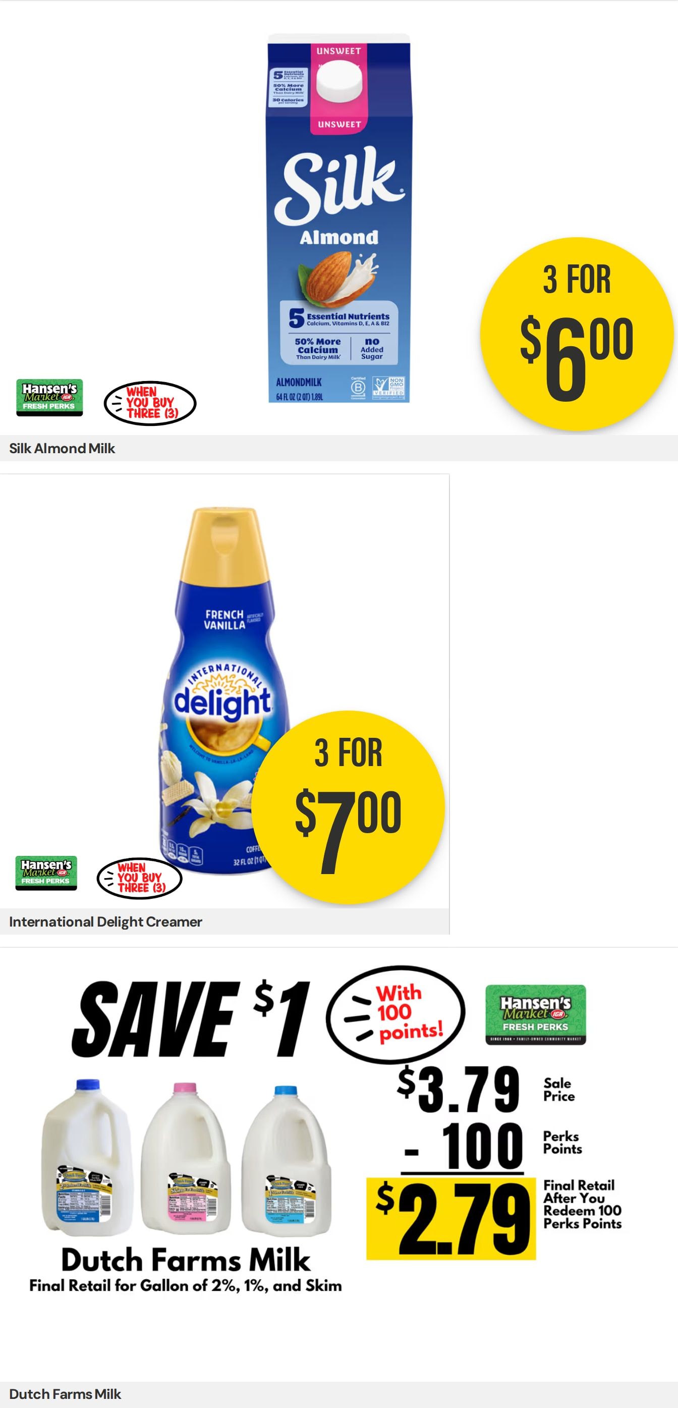 Hansen's IGA (Sparta, WI) Weekly Ad August 10 - 16, 2026