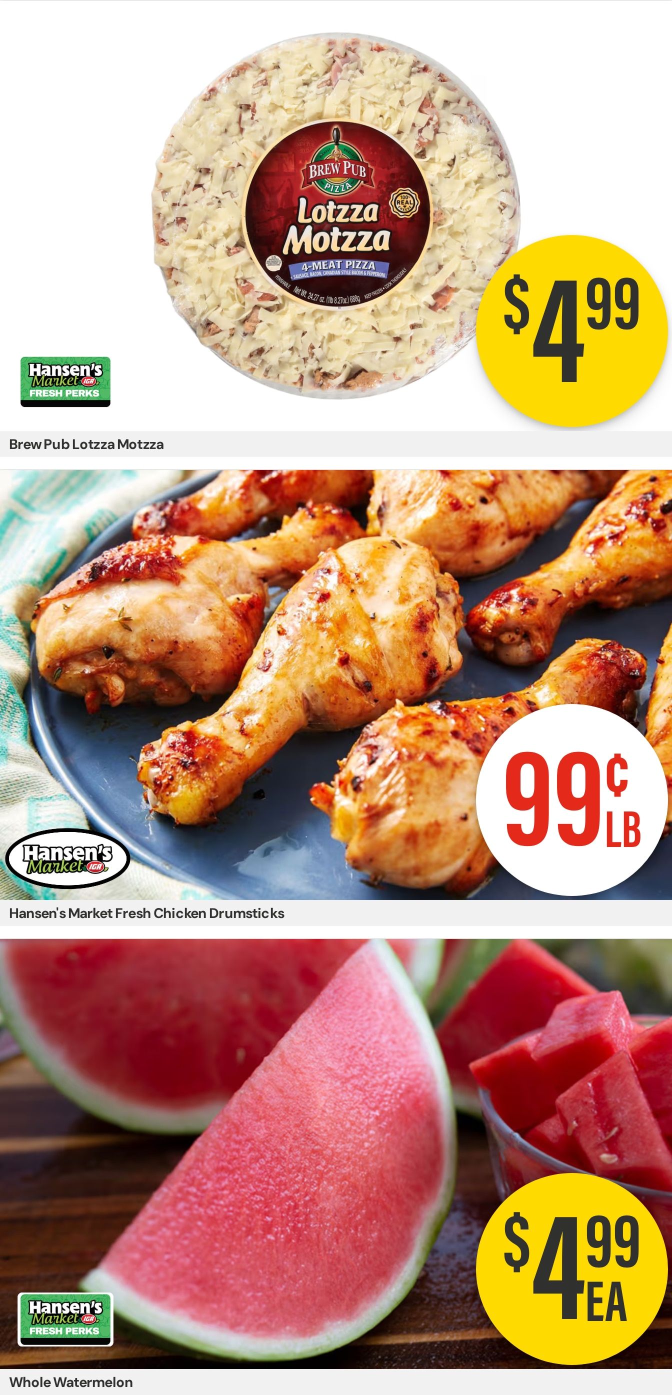 Hansen's IGA (Sparta, WI) Weekly Ad August 10 - 16, 2026