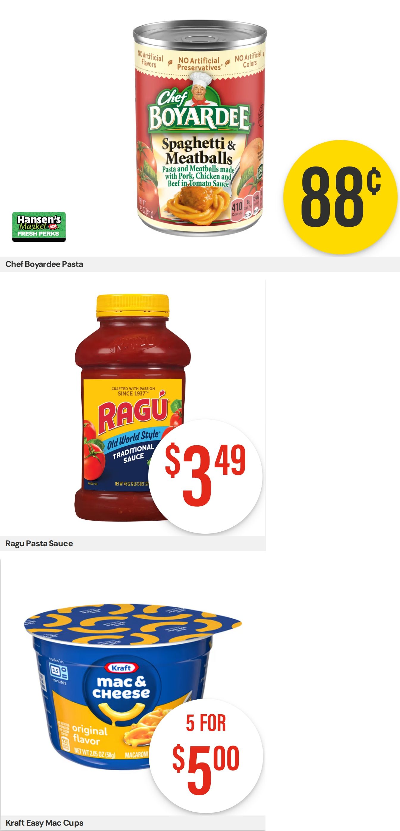 Hansen's IGA (Sparta, WI) Weekly Ad August 10 - 16, 2026